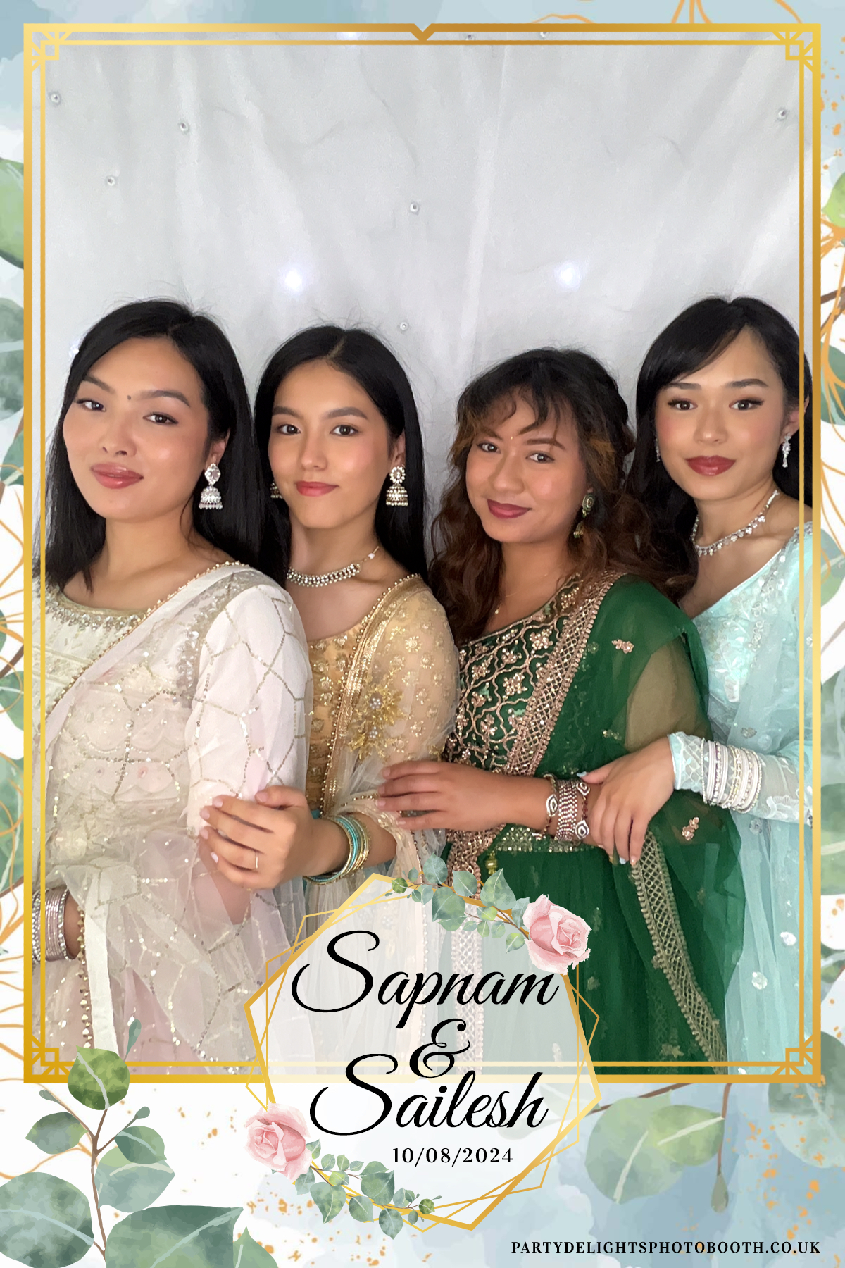 Sapnam & Sailesh Wedding | View more photos from the event at gallery.partydelightsphotobooth.co.uk/u/PartyDelightsPhotoBooth/Sapnam-Sailesh-Wedding