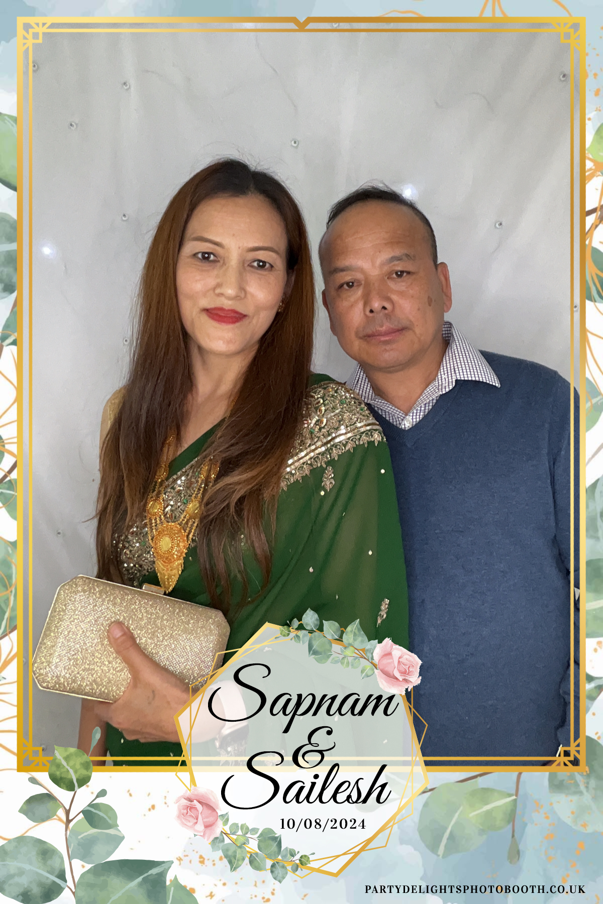 Sapnam & Sailesh Wedding | View more photos from the event at gallery.partydelightsphotobooth.co.uk/u/PartyDelightsPhotoBooth/Sapnam-Sailesh-Wedding