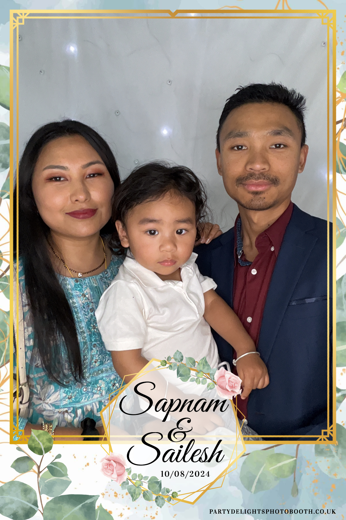 Sapnam & Sailesh Wedding | View more photos from the event at gallery.partydelightsphotobooth.co.uk/u/PartyDelightsPhotoBooth/Sapnam-Sailesh-Wedding