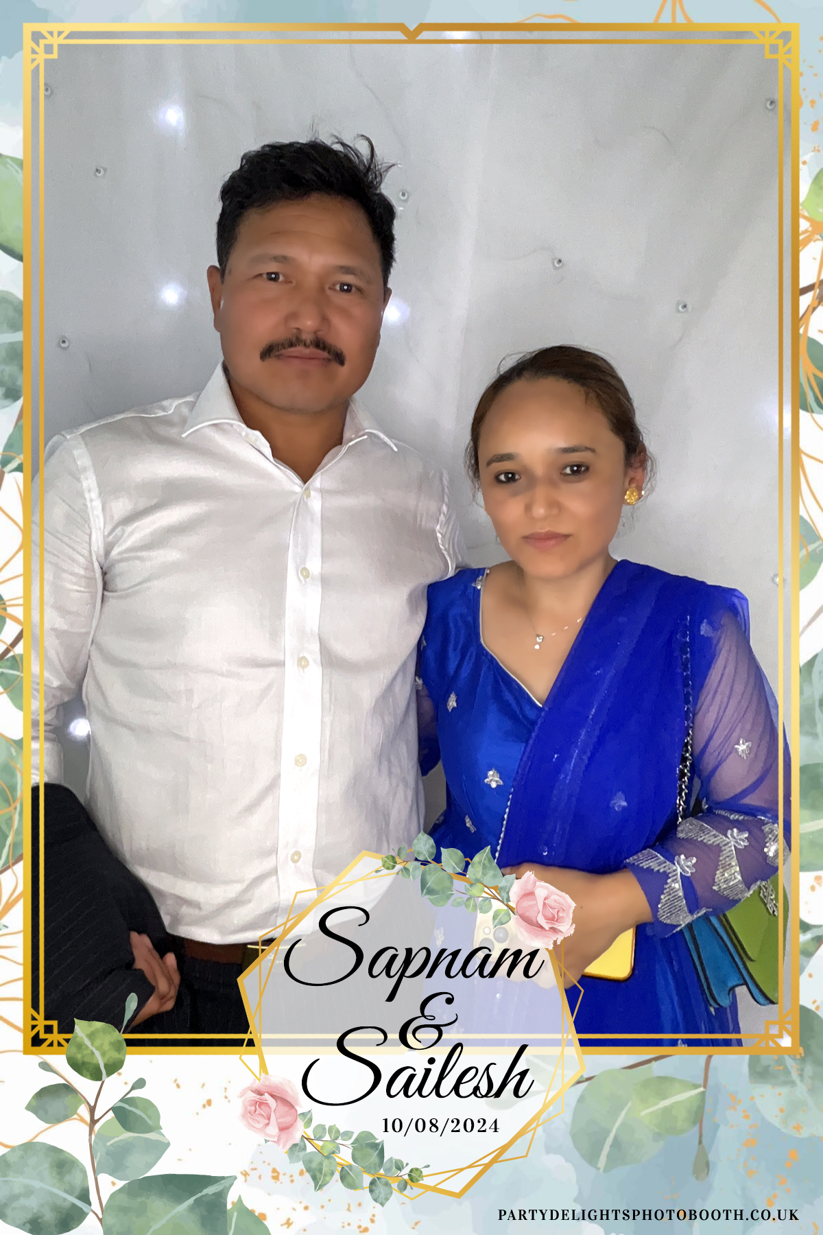 Sapnam & Sailesh Wedding | View more photos from the event at gallery.partydelightsphotobooth.co.uk/u/PartyDelightsPhotoBooth/Sapnam-Sailesh-Wedding