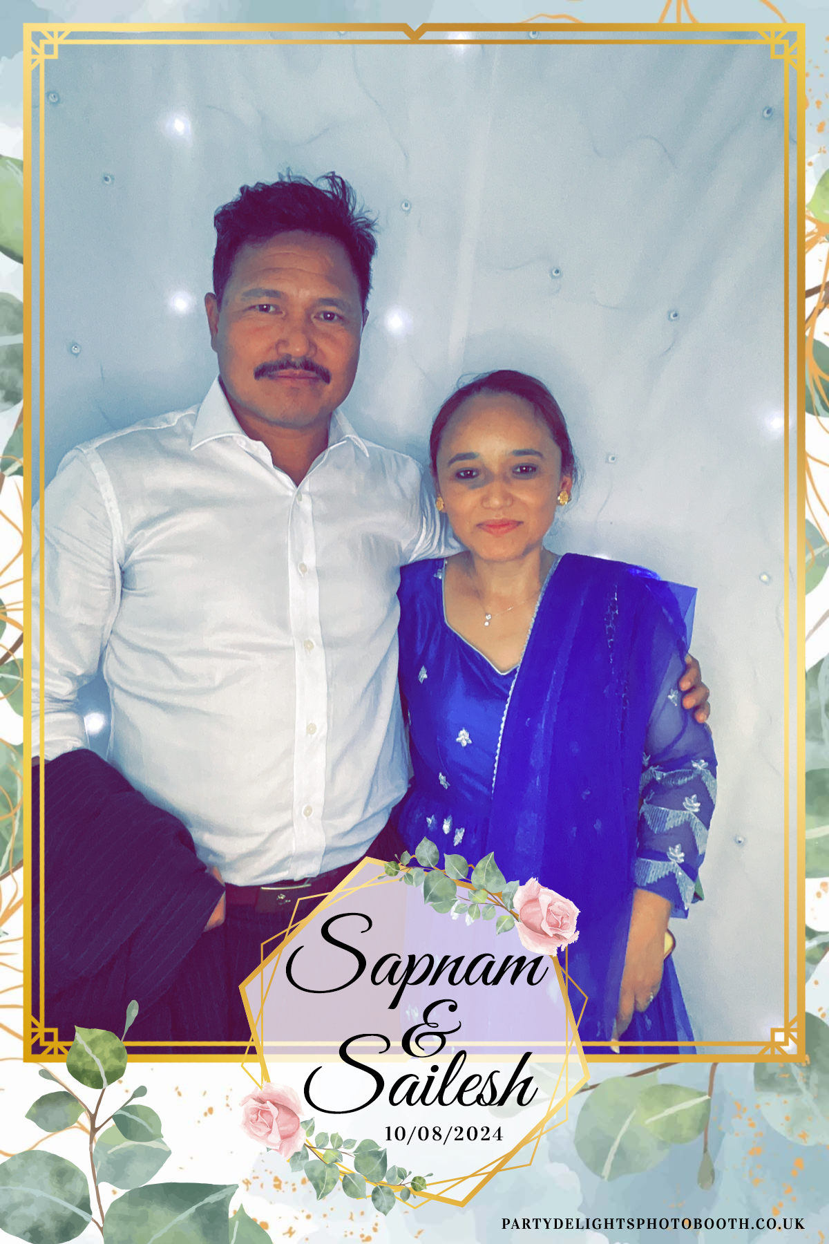 Sapnam & Sailesh Wedding | View more photos from the event at gallery.partydelightsphotobooth.co.uk/u/PartyDelightsPhotoBooth/Sapnam-Sailesh-Wedding