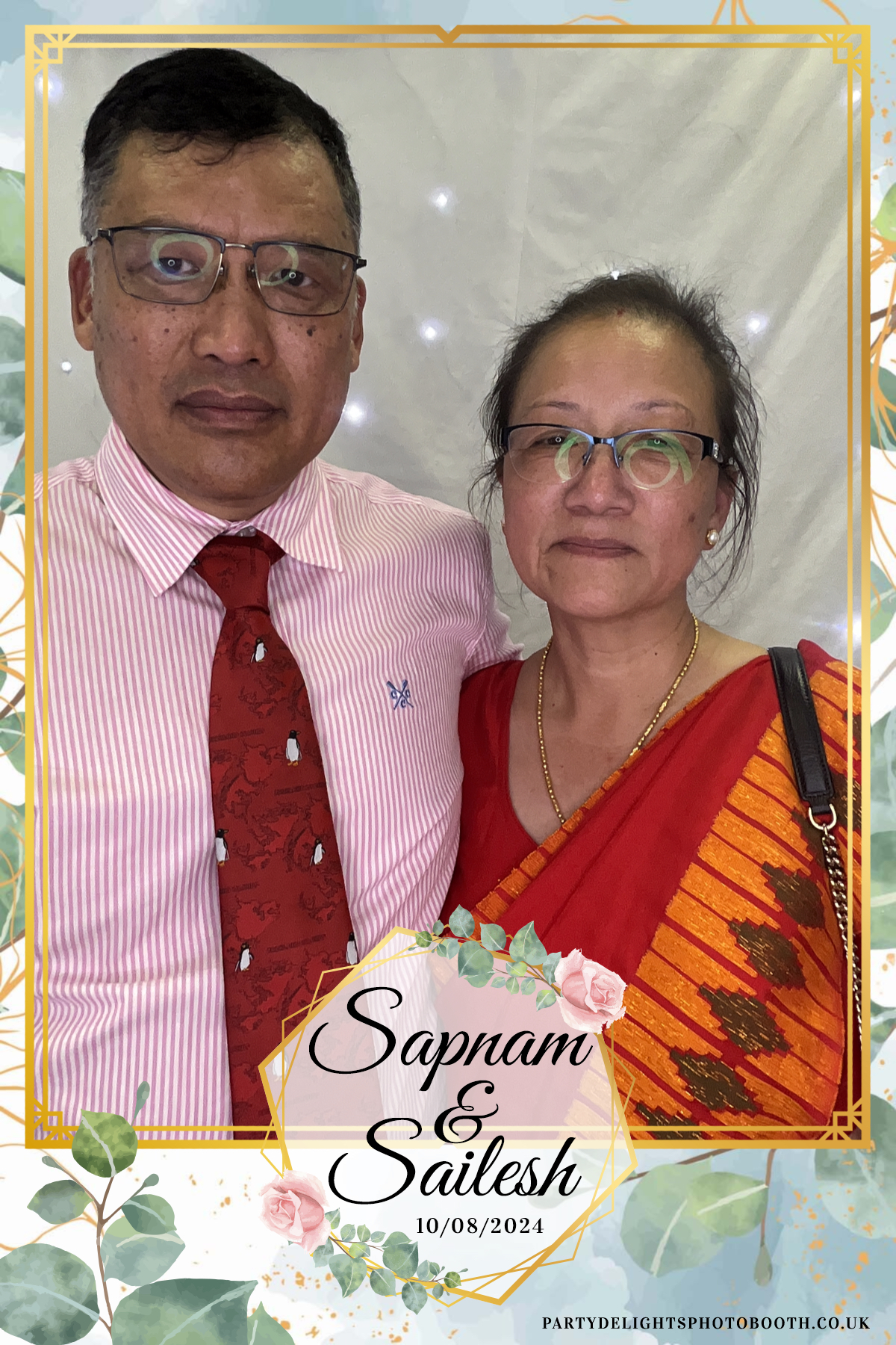 Sapnam & Sailesh Wedding | View more photos from the event at gallery.partydelightsphotobooth.co.uk/u/PartyDelightsPhotoBooth/Sapnam-Sailesh-Wedding