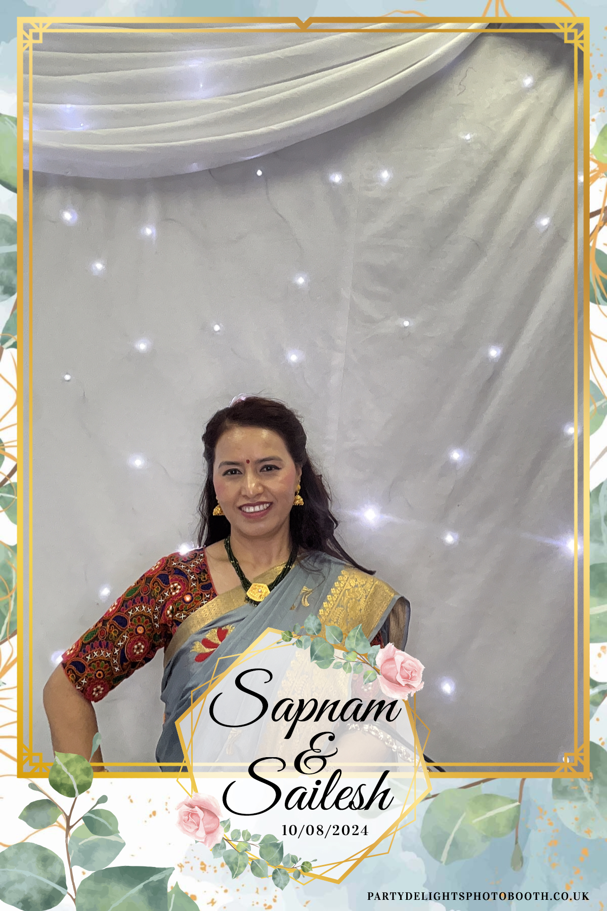 Sapnam & Sailesh Wedding | View more photos from the event at gallery.partydelightsphotobooth.co.uk/u/PartyDelightsPhotoBooth/Sapnam-Sailesh-Wedding