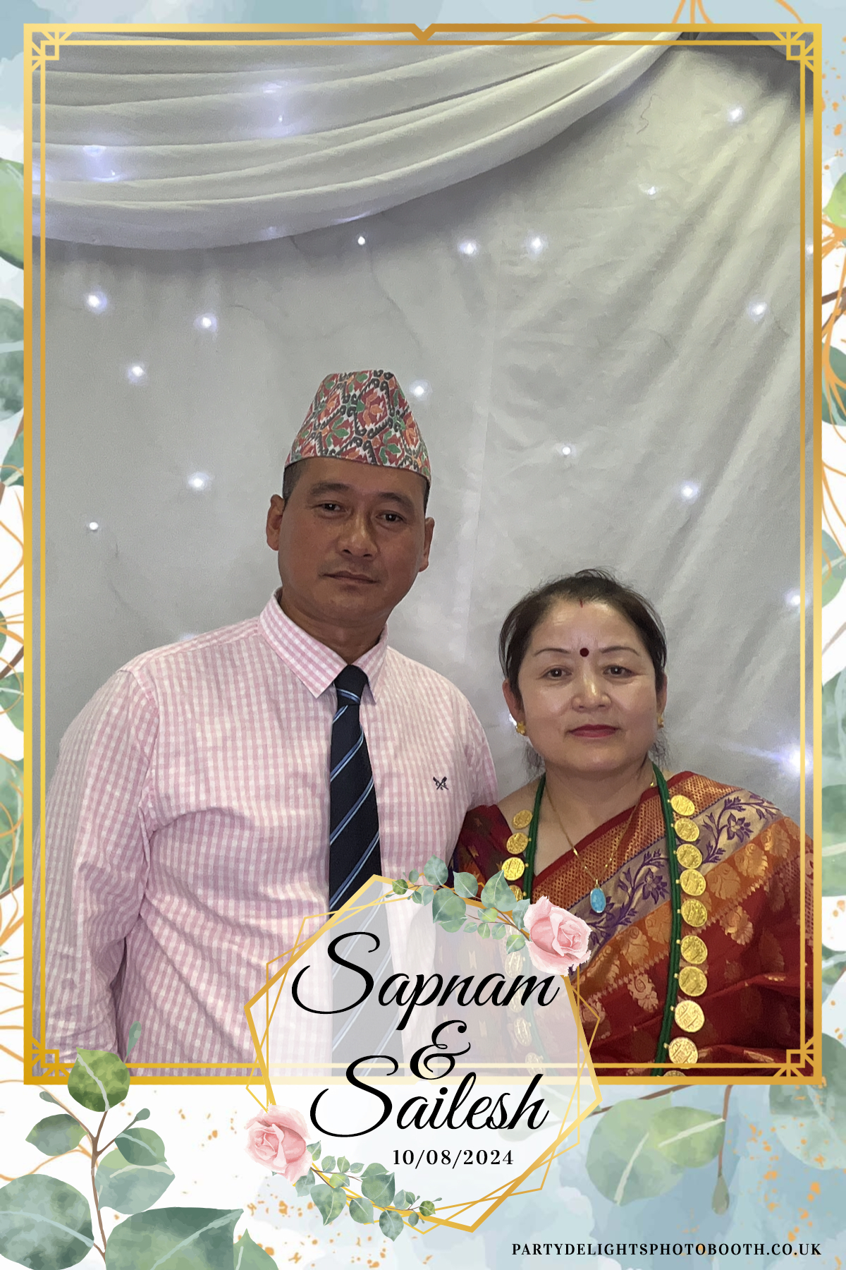 Sapnam & Sailesh Wedding | View more photos from the event at gallery.partydelightsphotobooth.co.uk/u/PartyDelightsPhotoBooth/Sapnam-Sailesh-Wedding