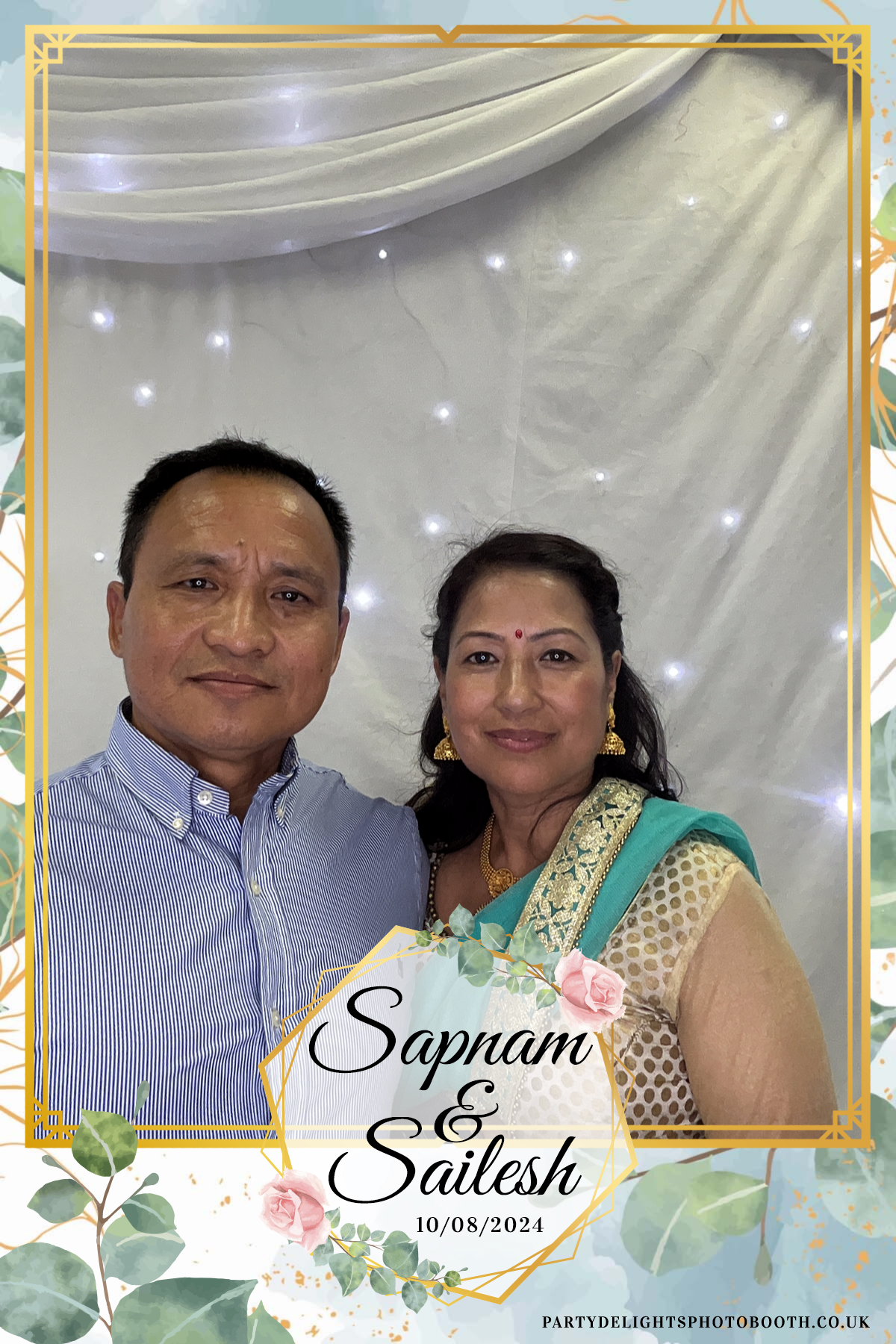 Sapnam & Sailesh Wedding | View more photos from the event at gallery.partydelightsphotobooth.co.uk/u/PartyDelightsPhotoBooth/Sapnam-Sailesh-Wedding