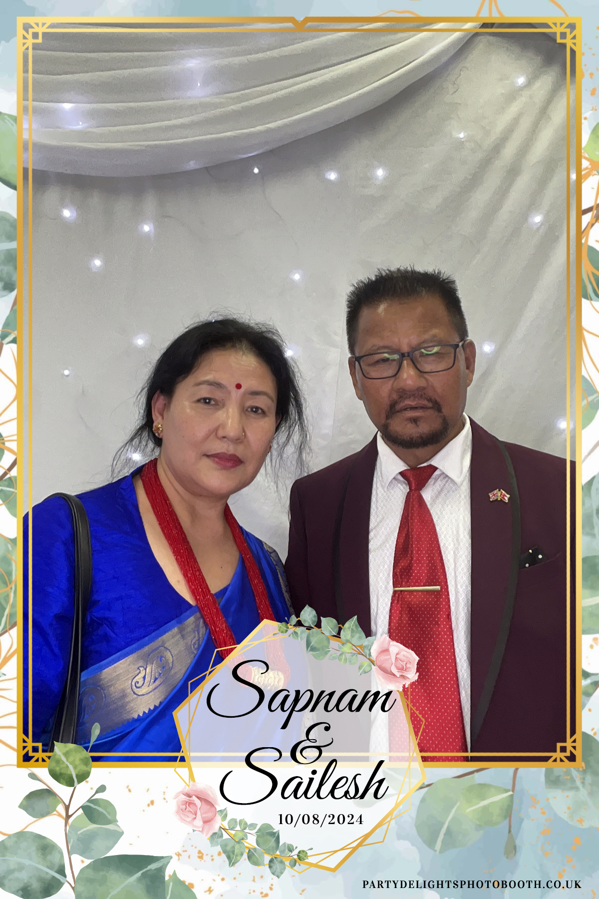 Sapnam & Sailesh Wedding | View more photos from the event at gallery.partydelightsphotobooth.co.uk/u/PartyDelightsPhotoBooth/Sapnam-Sailesh-Wedding