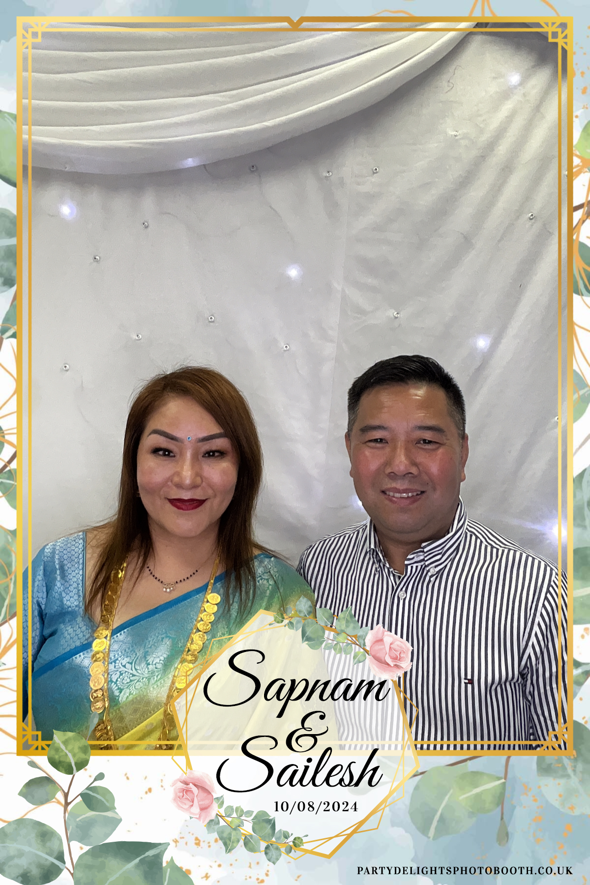 Sapnam & Sailesh Wedding | View more photos from the event at gallery.partydelightsphotobooth.co.uk/u/PartyDelightsPhotoBooth/Sapnam-Sailesh-Wedding