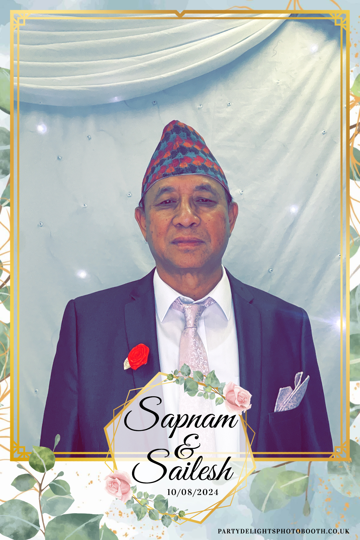 Sapnam & Sailesh Wedding | View more photos from the event at gallery.partydelightsphotobooth.co.uk/u/PartyDelightsPhotoBooth/Sapnam-Sailesh-Wedding