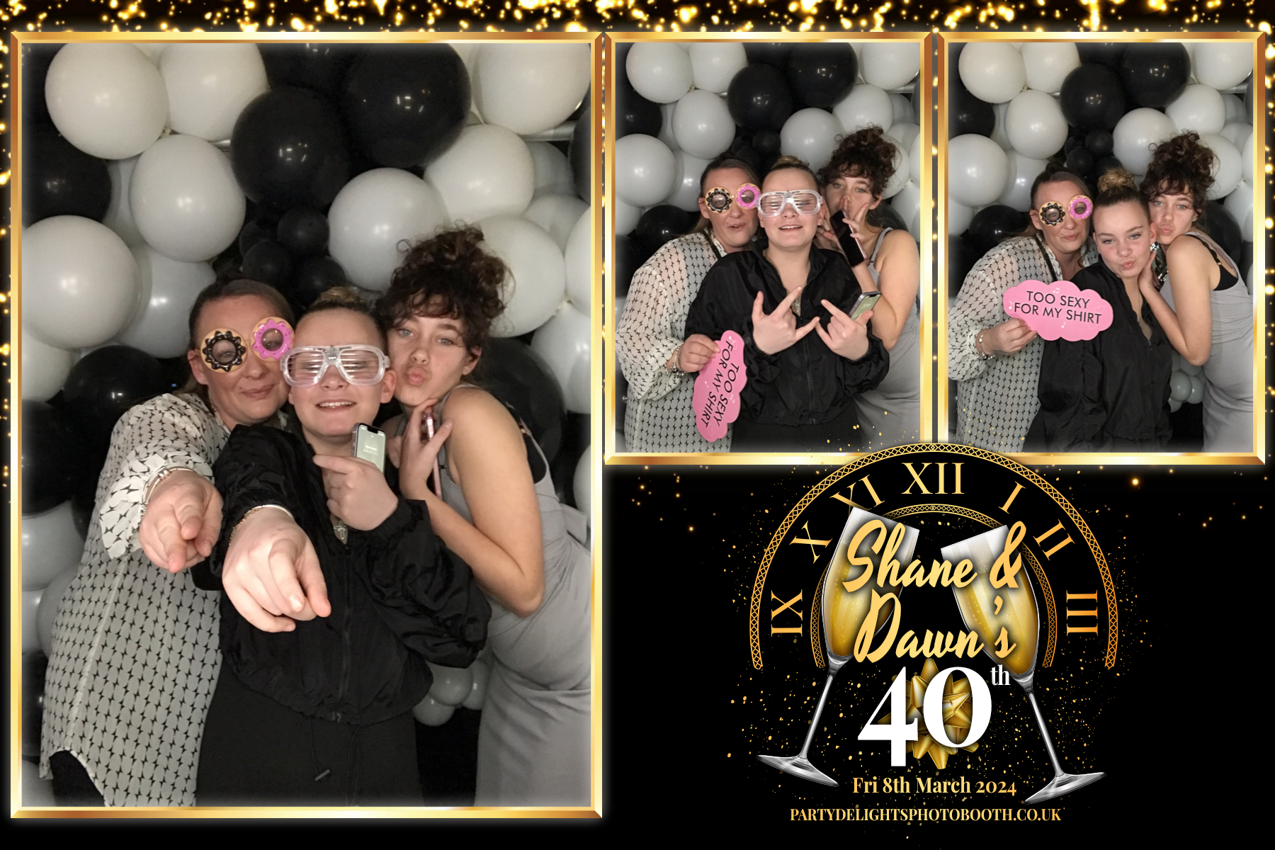 Shane & Dawns 40th birthday extravaganza | View more photos from the event at gallery.partydelightsphotobooth.co.uk/u/PartyDelightsPhotoBooth/Shane-Dawns-40th-birthday-extravaganza