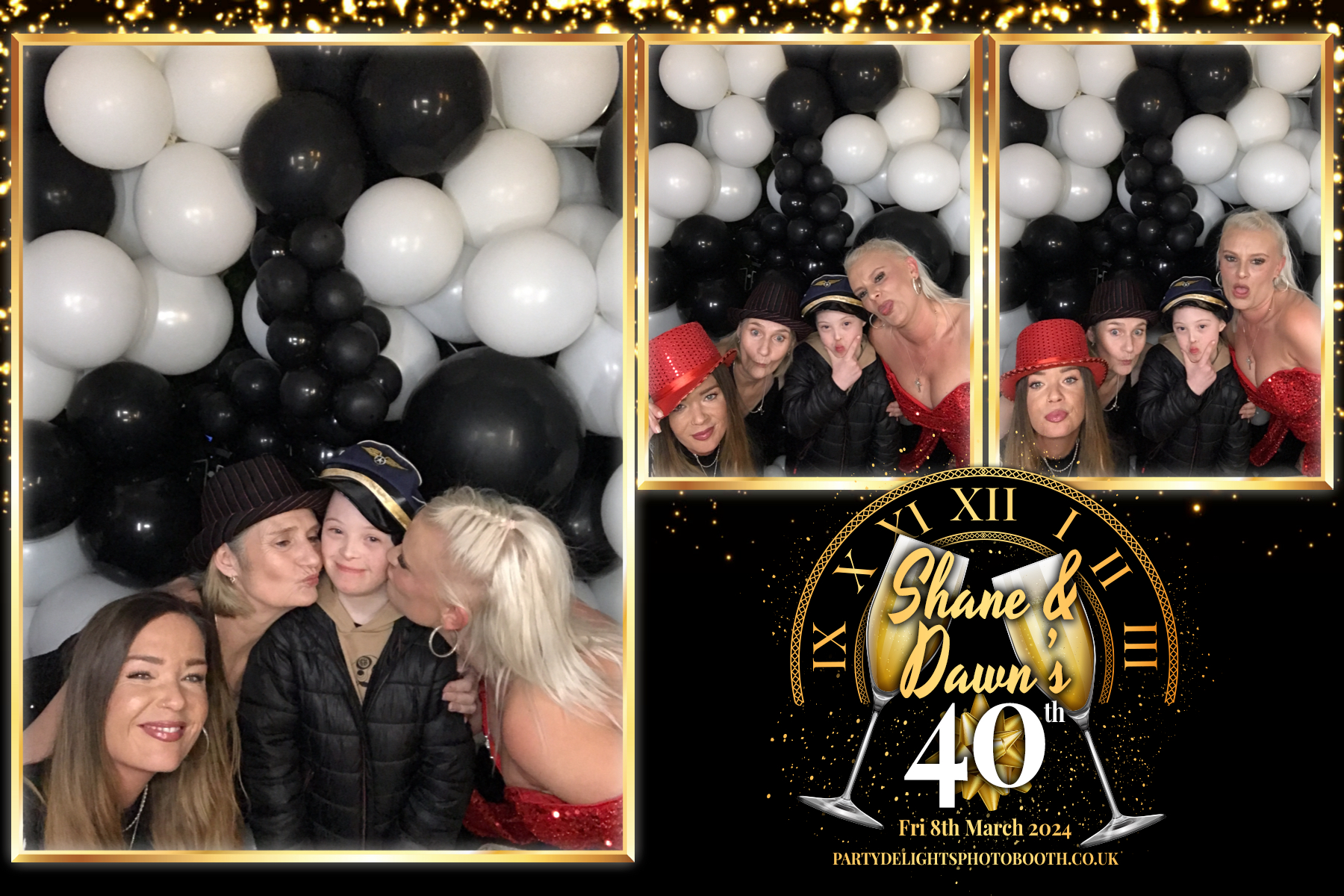 Shane & Dawns 40th birthday extravaganza | View more photos from the event at gallery.partydelightsphotobooth.co.uk/u/PartyDelightsPhotoBooth/Shane-Dawns-40th-birthday-extravaganza