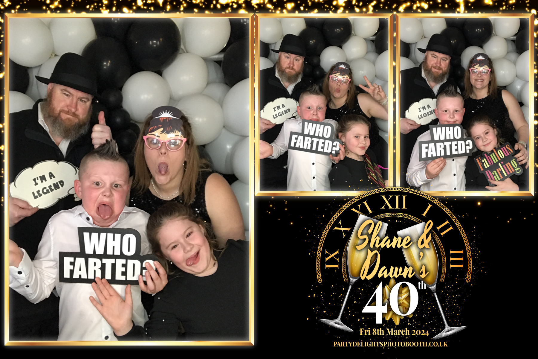 Shane & Dawns 40th birthday extravaganza | View more photos from the event at gallery.partydelightsphotobooth.co.uk/u/PartyDelightsPhotoBooth/Shane-Dawns-40th-birthday-extravaganza
