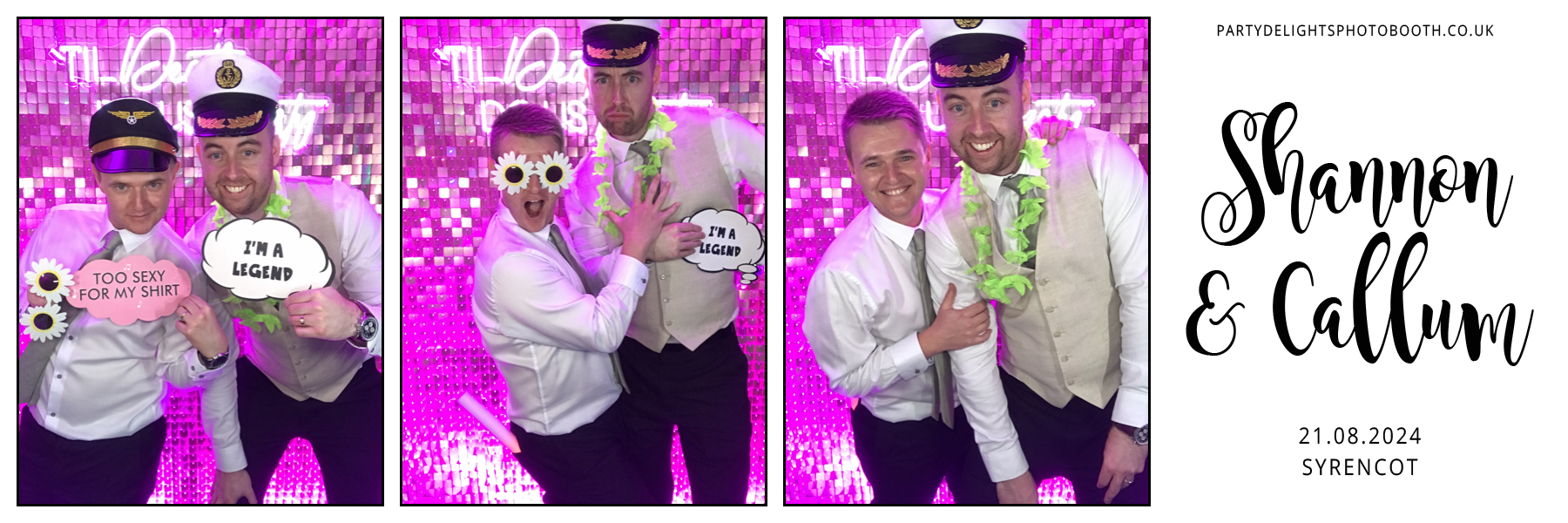 Shannon and Callum’s Wedding | View more photos from the event at gallery.partydelightsphotobooth.co.uk/u/PartyDelightsPhotoBooth/Shannon-and-Callum’s-Wedding