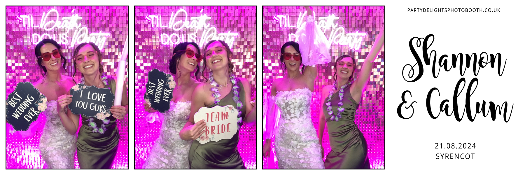 Shannon and Callum’s Wedding | View more photos from the event at gallery.partydelightsphotobooth.co.uk/u/PartyDelightsPhotoBooth/Shannon-and-Callum’s-Wedding