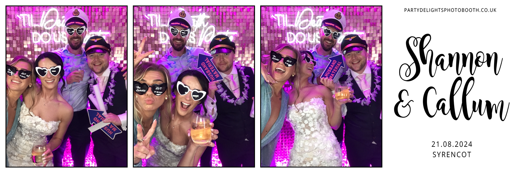 Shannon and Callum’s Wedding | View more photos from the event at gallery.partydelightsphotobooth.co.uk/u/PartyDelightsPhotoBooth/Shannon-and-Callum’s-Wedding
