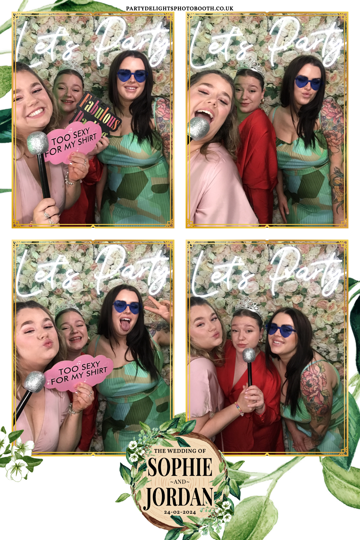 Sophie and Jordan's Wedding | View more photos from the event at gallery.partydelightsphotobooth.co.uk/u/PartyDelightsPhotoBooth/Sophie-and-Jordans-Wedding