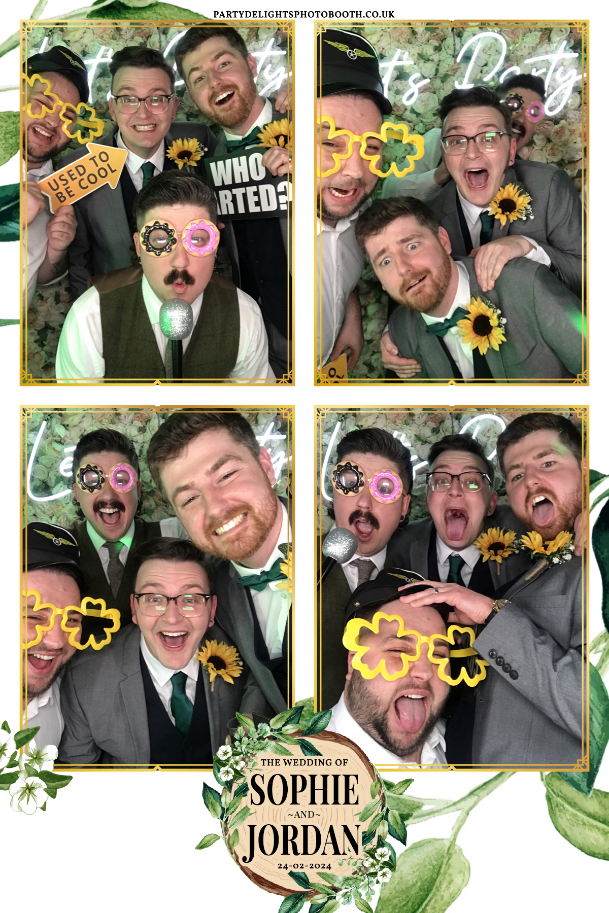 Sophie and Jordan's Wedding | View more photos from the event at gallery.partydelightsphotobooth.co.uk/u/PartyDelightsPhotoBooth/Sophie-and-Jordans-Wedding