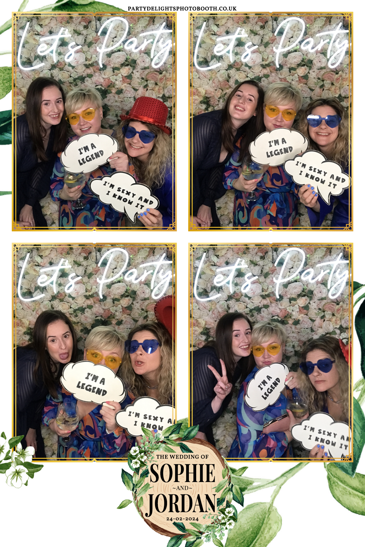 Sophie and Jordan's Wedding | View more photos from the event at gallery.partydelightsphotobooth.co.uk/u/PartyDelightsPhotoBooth/Sophie-and-Jordans-Wedding