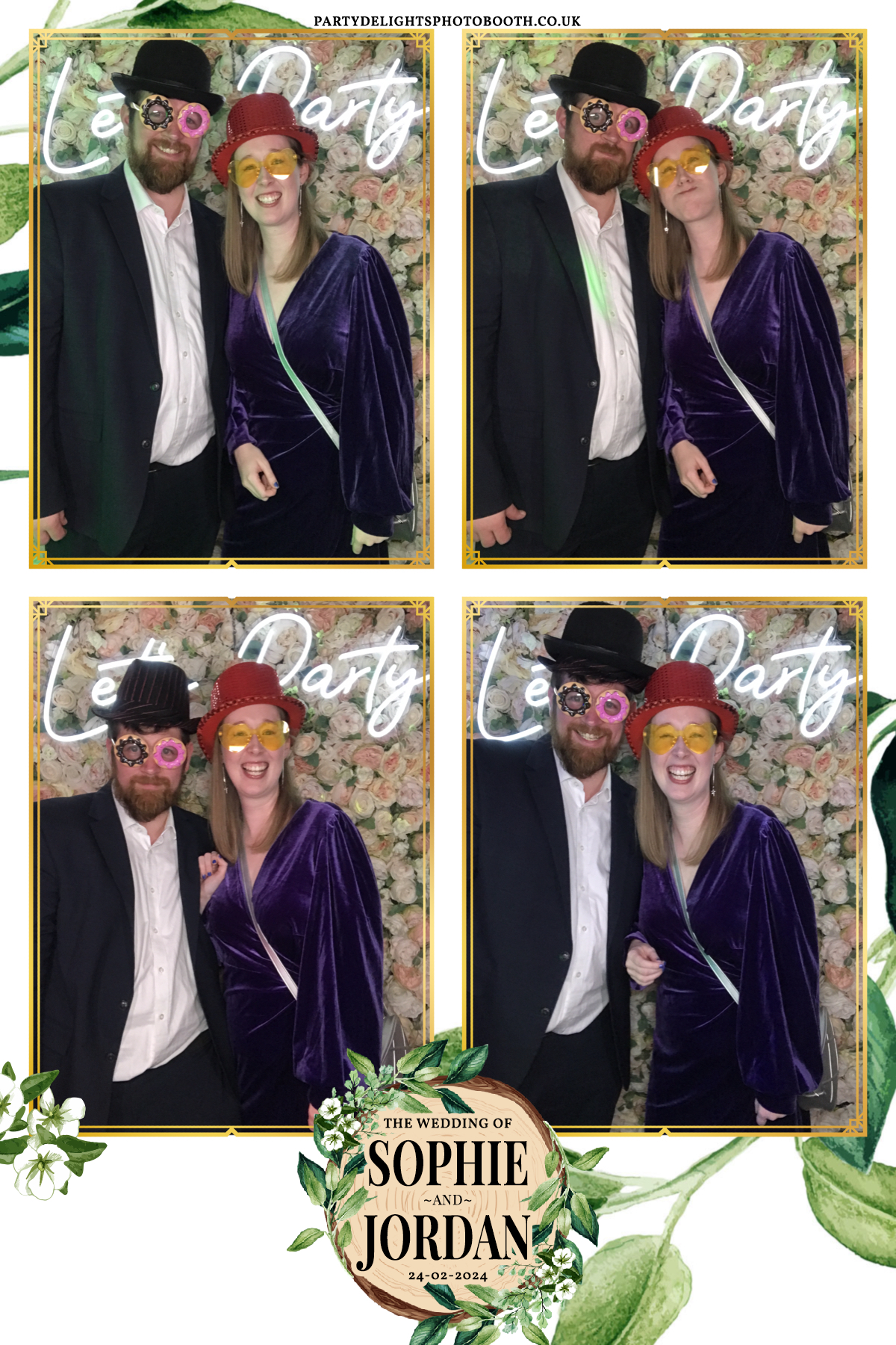 Sophie and Jordan's Wedding | View more photos from the event at gallery.partydelightsphotobooth.co.uk/u/PartyDelightsPhotoBooth/Sophie-and-Jordans-Wedding