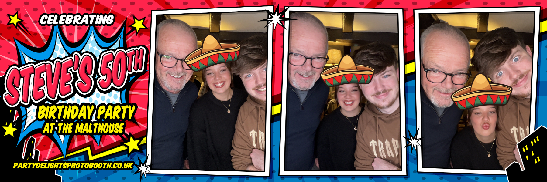 Steve's 50th Birthday | View more photos from the event at gallery.partydelightsphotobooth.co.uk/u/PartyDelightsPhotoBooth/Steves-50th-Birthday