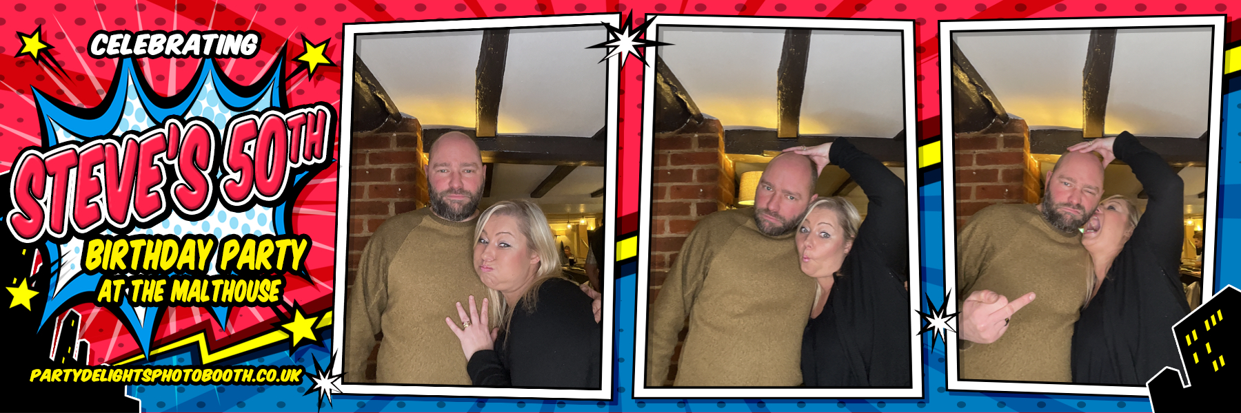 Steve's 50th Birthday | View more photos from the event at gallery.partydelightsphotobooth.co.uk/u/PartyDelightsPhotoBooth/Steves-50th-Birthday
