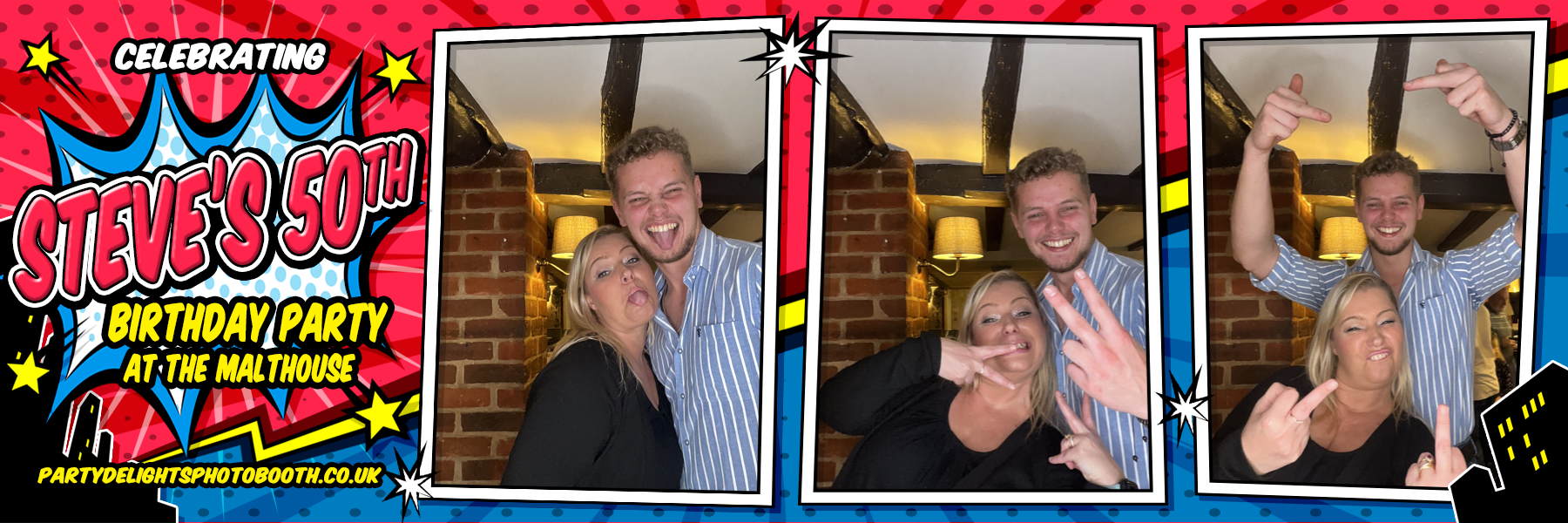 Steve's 50th Birthday | View more photos from the event at gallery.partydelightsphotobooth.co.uk/u/PartyDelightsPhotoBooth/Steves-50th-Birthday