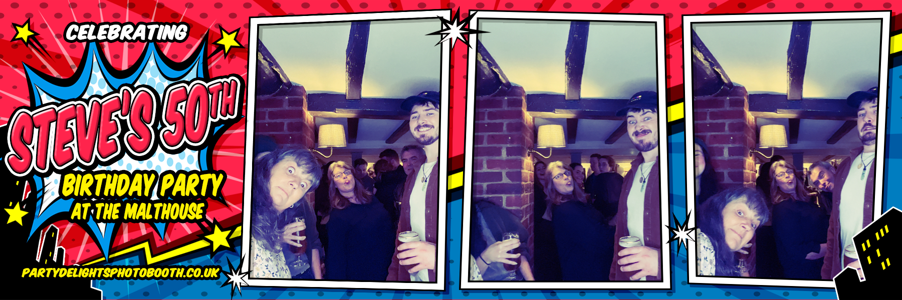 Steve's 50th Birthday | View more photos from the event at gallery.partydelightsphotobooth.co.uk/u/PartyDelightsPhotoBooth/Steves-50th-Birthday