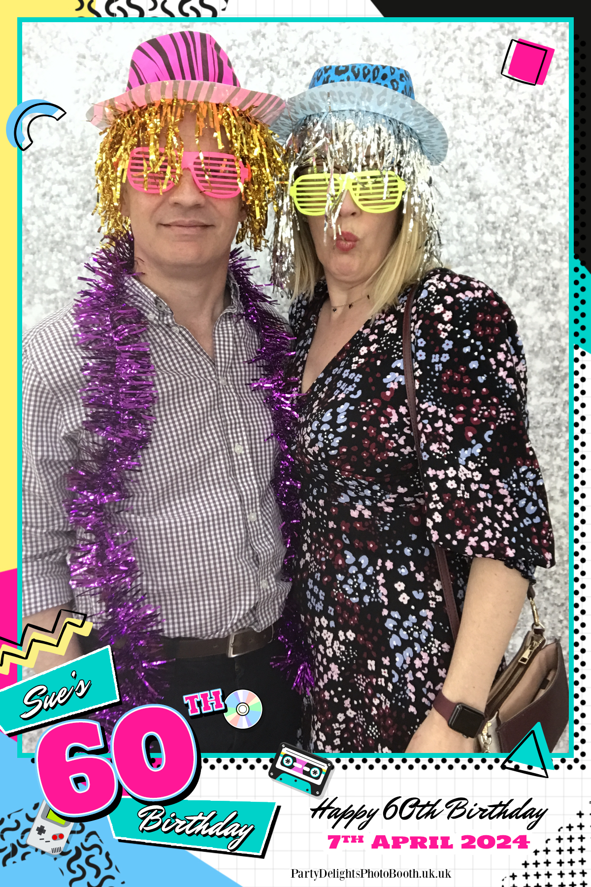Sue's 60th Birthday Celebration Party | View more photos from the event at gallery.partydelightsphotobooth.co.uk/u/PartyDelightsPhotoBooth/Sues-60th-Birthday-Celebration-Party