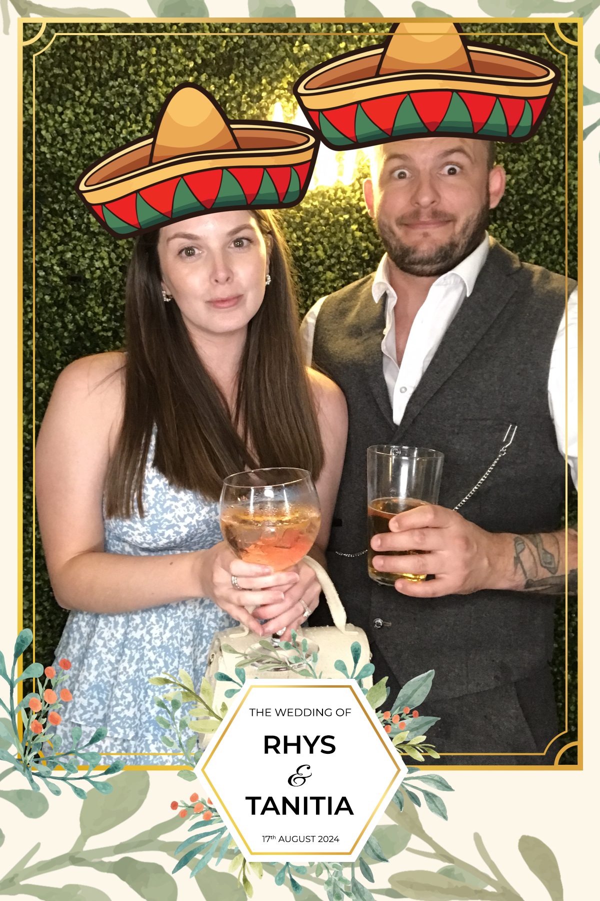Tanitia & Rhys’ Wedding | View more photos from the event at gallery.partydelightsphotobooth.co.uk/u/PartyDelightsPhotoBooth/Tanitia-Rhys’-Wedding