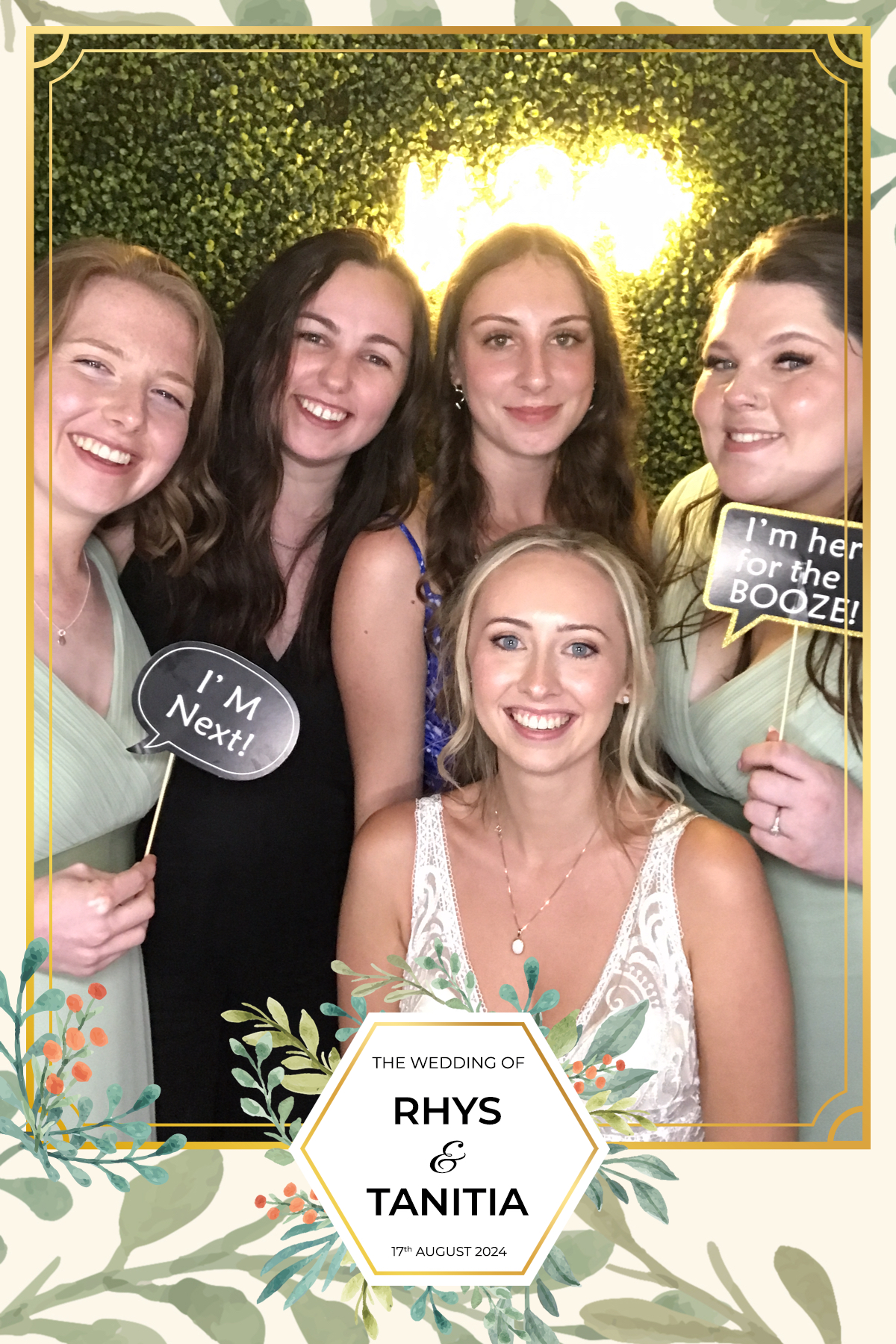 Tanitia & Rhys’ Wedding | View more photos from the event at gallery.partydelightsphotobooth.co.uk/u/PartyDelightsPhotoBooth/Tanitia-Rhys’-Wedding