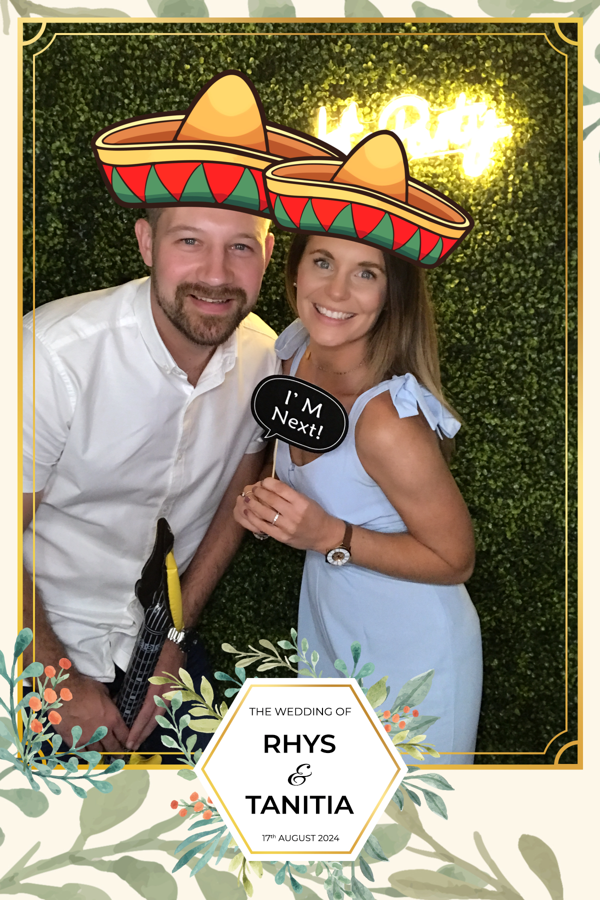 Tanitia & Rhys’ Wedding | View more photos from the event at gallery.partydelightsphotobooth.co.uk/u/PartyDelightsPhotoBooth/Tanitia-Rhys’-Wedding