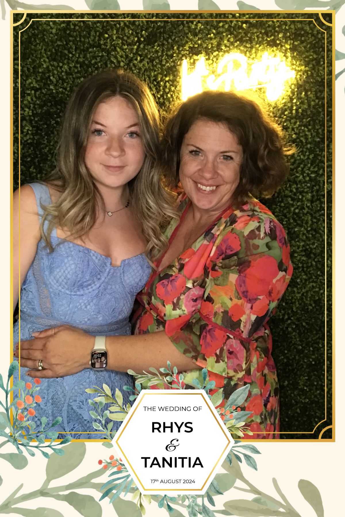 Tanitia & Rhys’ Wedding | View more photos from the event at gallery.partydelightsphotobooth.co.uk/u/PartyDelightsPhotoBooth/Tanitia-Rhys’-Wedding