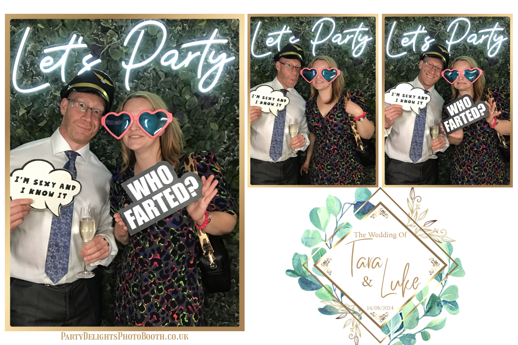 Tara and Luke's Wedding | View more photos from the event at gallery.partydelightsphotobooth.co.uk/u/PartyDelightsPhotoBooth/Tara-and-Lukes-Wedding