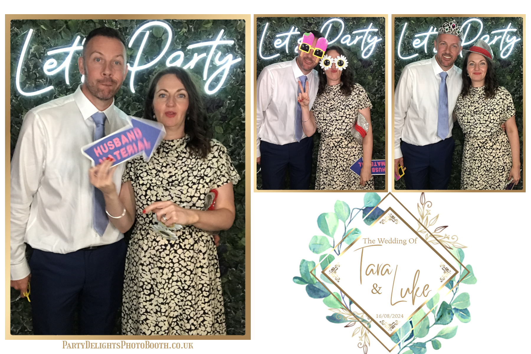 Tara and Luke's Wedding | View more photos from the event at gallery.partydelightsphotobooth.co.uk/u/PartyDelightsPhotoBooth/Tara-and-Lukes-Wedding