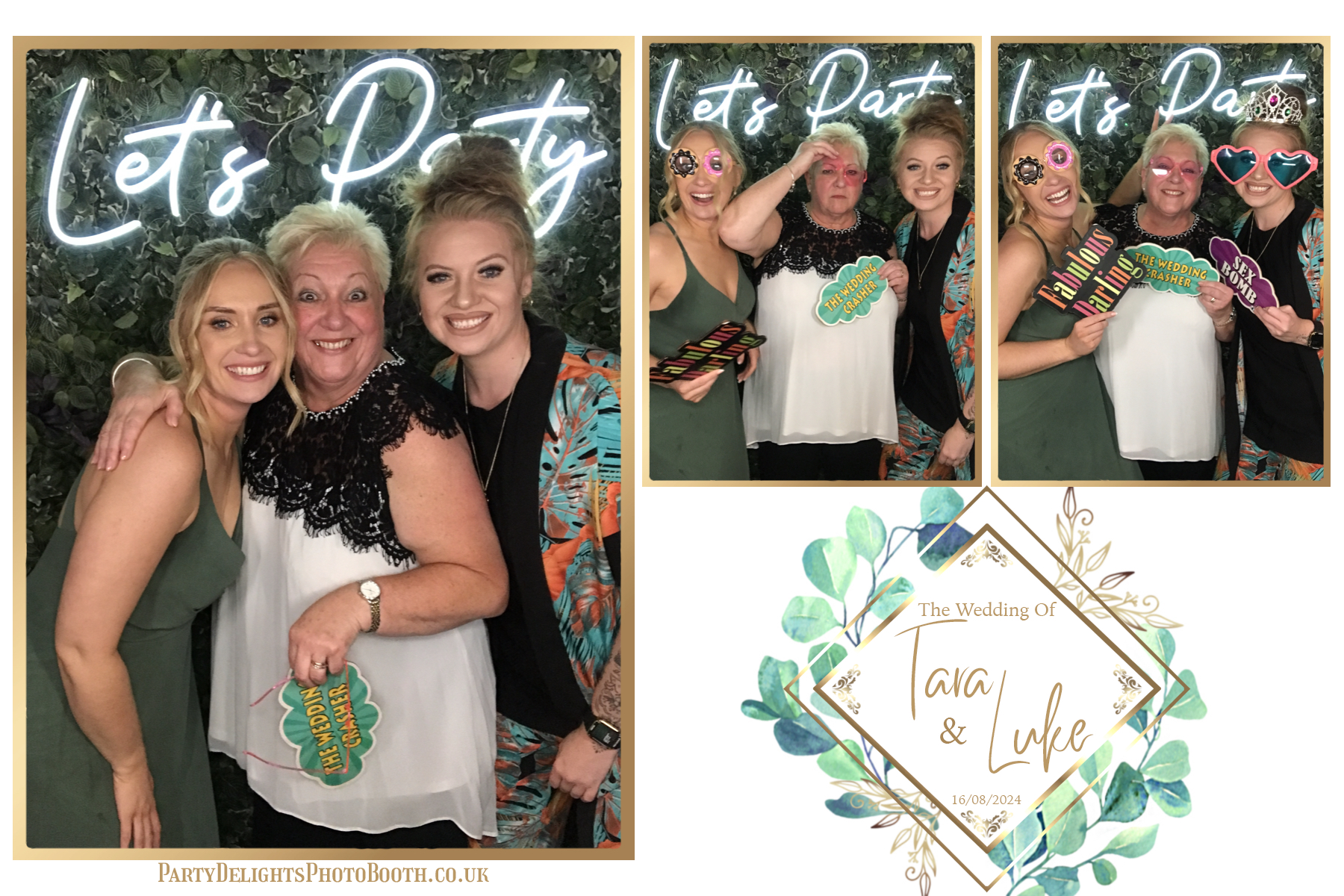 Tara and Luke's Wedding | View more photos from the event at gallery.partydelightsphotobooth.co.uk/u/PartyDelightsPhotoBooth/Tara-and-Lukes-Wedding