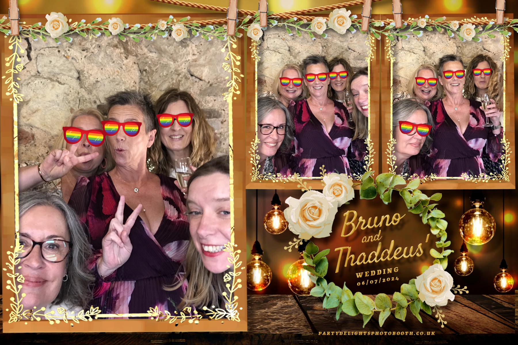 Thaddeus and Bruno’s Wedding | View more photos from the event at gallery.partydelightsphotobooth.co.uk/u/PartyDelightsPhotoBooth/Thaddeus-and-Bruno’s-Wedding