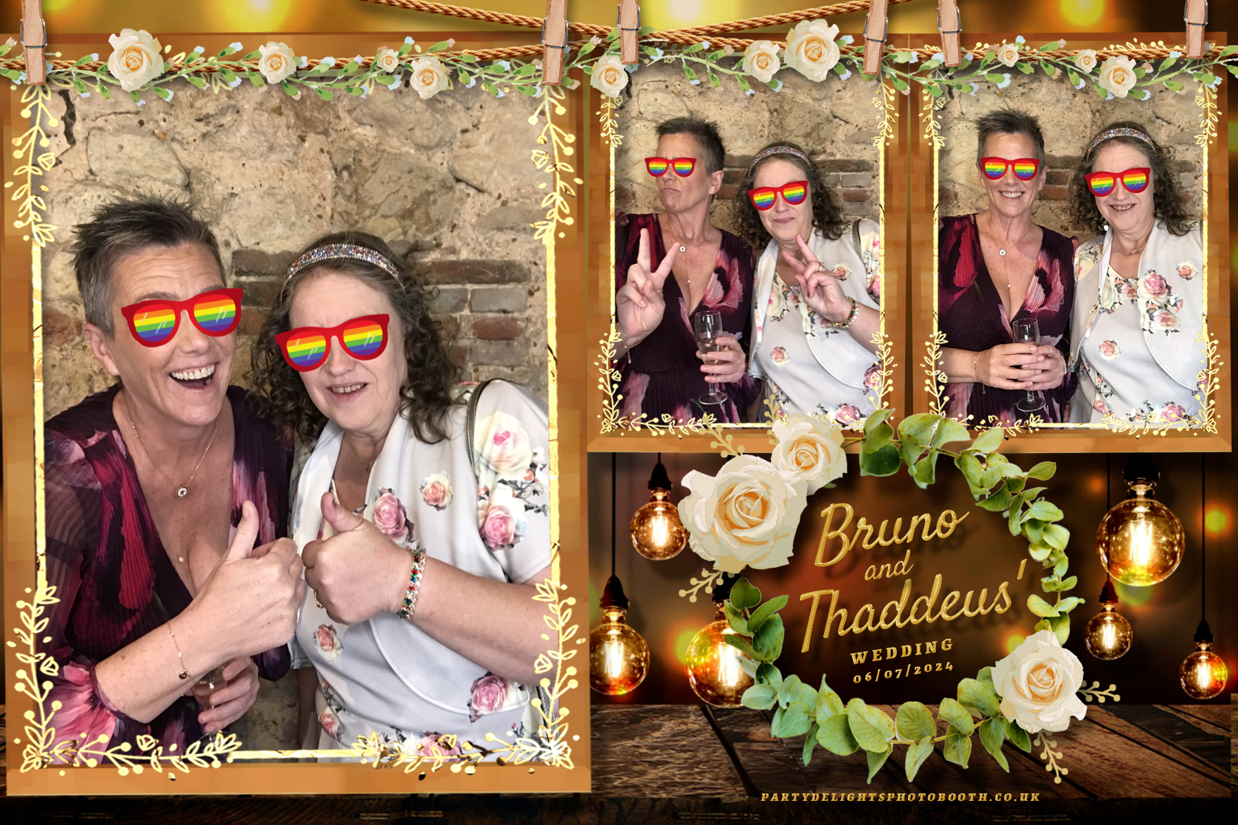 Thaddeus and Bruno’s Wedding | View more photos from the event at gallery.partydelightsphotobooth.co.uk/u/PartyDelightsPhotoBooth/Thaddeus-and-Bruno’s-Wedding