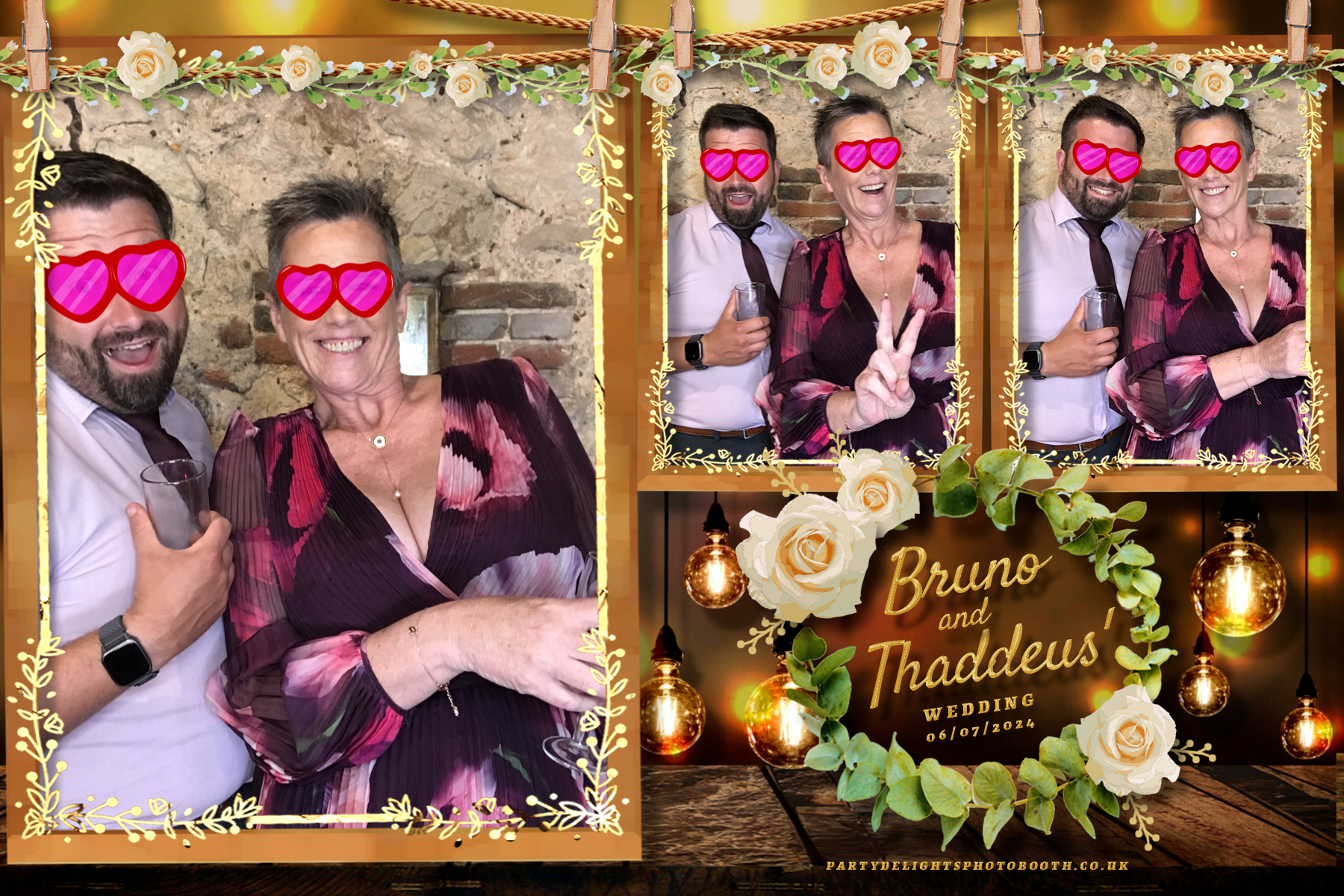 Thaddeus and Bruno’s Wedding | View more photos from the event at gallery.partydelightsphotobooth.co.uk/u/PartyDelightsPhotoBooth/Thaddeus-and-Bruno’s-Wedding