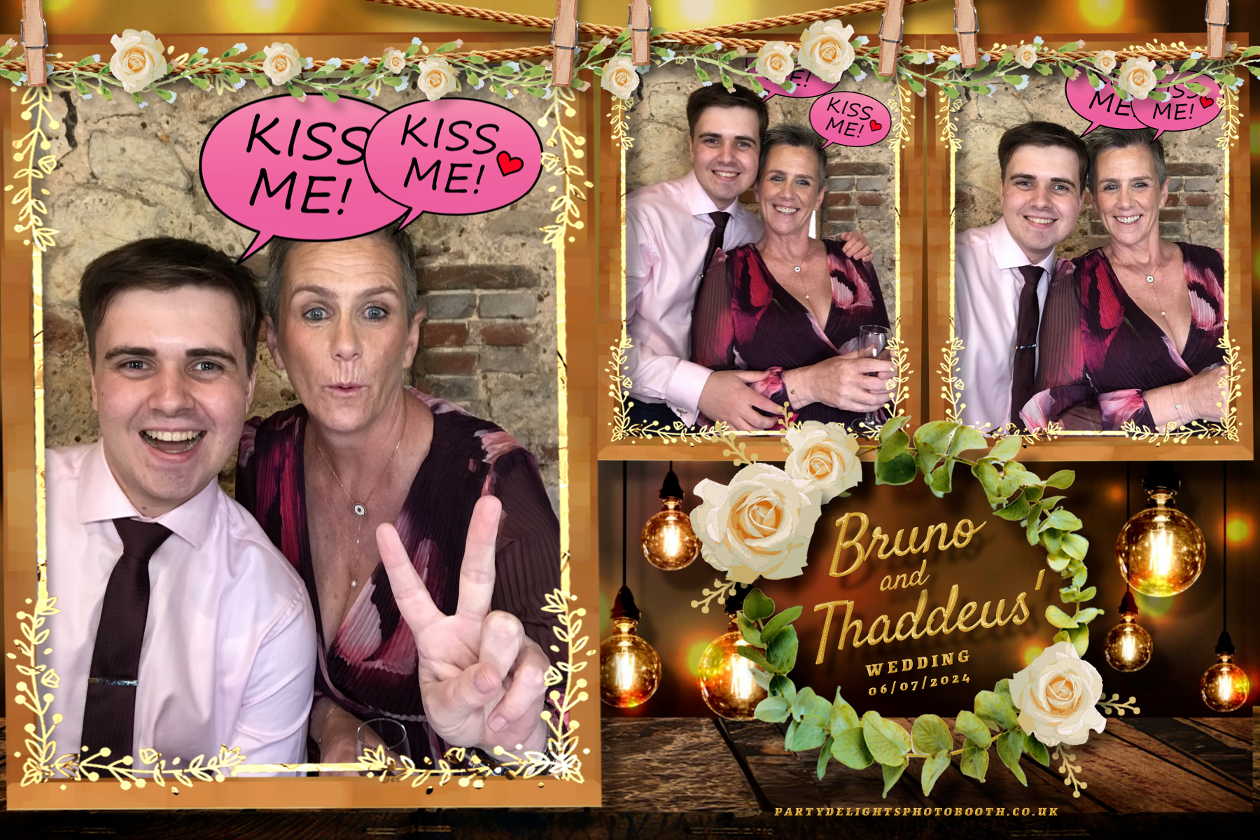 Thaddeus and Bruno’s Wedding | View more photos from the event at gallery.partydelightsphotobooth.co.uk/u/PartyDelightsPhotoBooth/Thaddeus-and-Bruno’s-Wedding