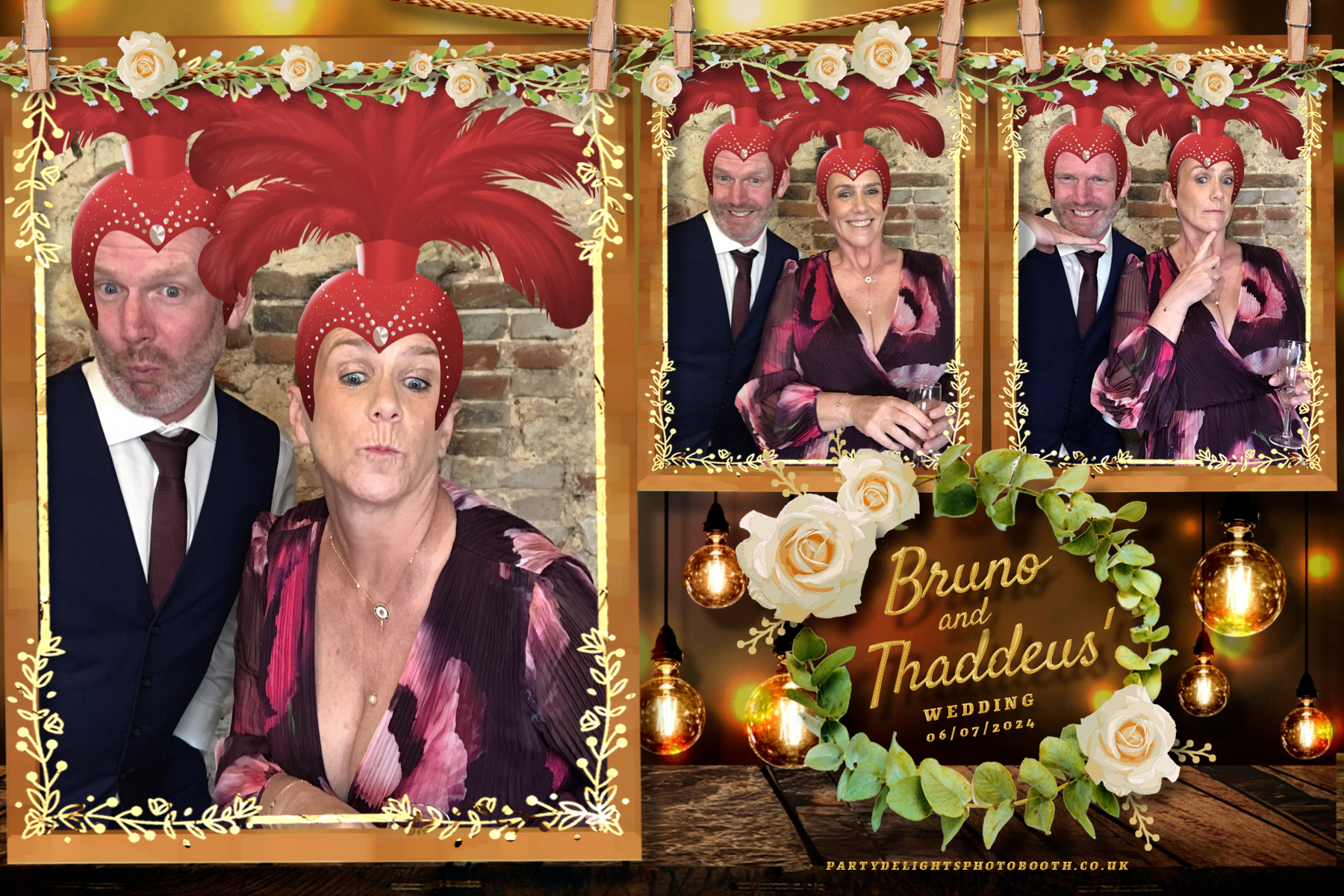 Thaddeus and Bruno’s Wedding | View more photos from the event at gallery.partydelightsphotobooth.co.uk/u/PartyDelightsPhotoBooth/Thaddeus-and-Bruno’s-Wedding