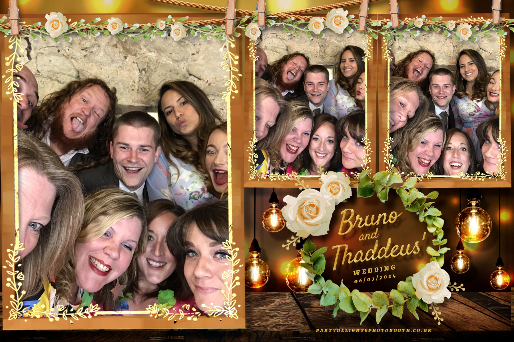 Thaddeus and Bruno’s Wedding | View more photos from the event at gallery.partydelightsphotobooth.co.uk/u/PartyDelightsPhotoBooth/Thaddeus-and-Bruno’s-Wedding