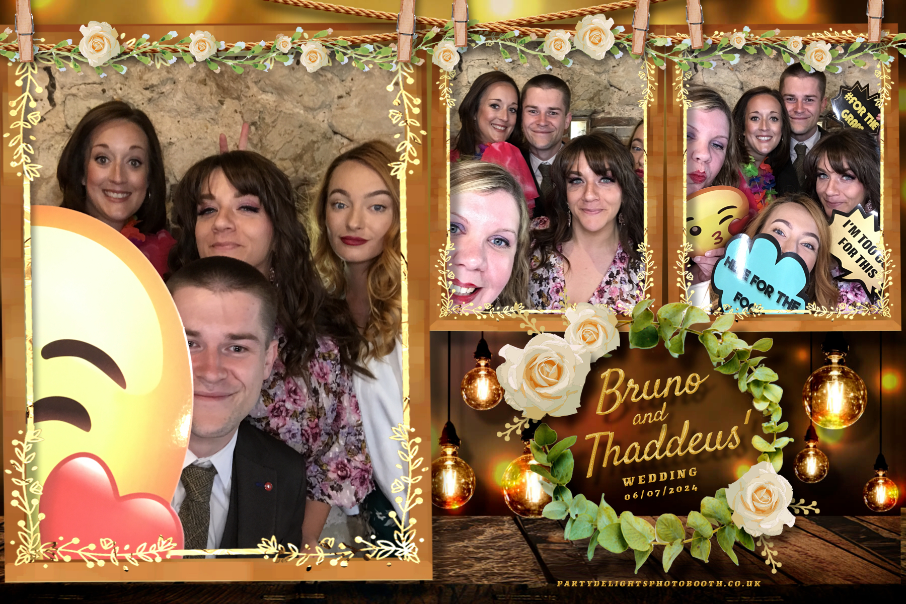 Thaddeus and Bruno’s Wedding | View more photos from the event at gallery.partydelightsphotobooth.co.uk/u/PartyDelightsPhotoBooth/Thaddeus-and-Bruno’s-Wedding