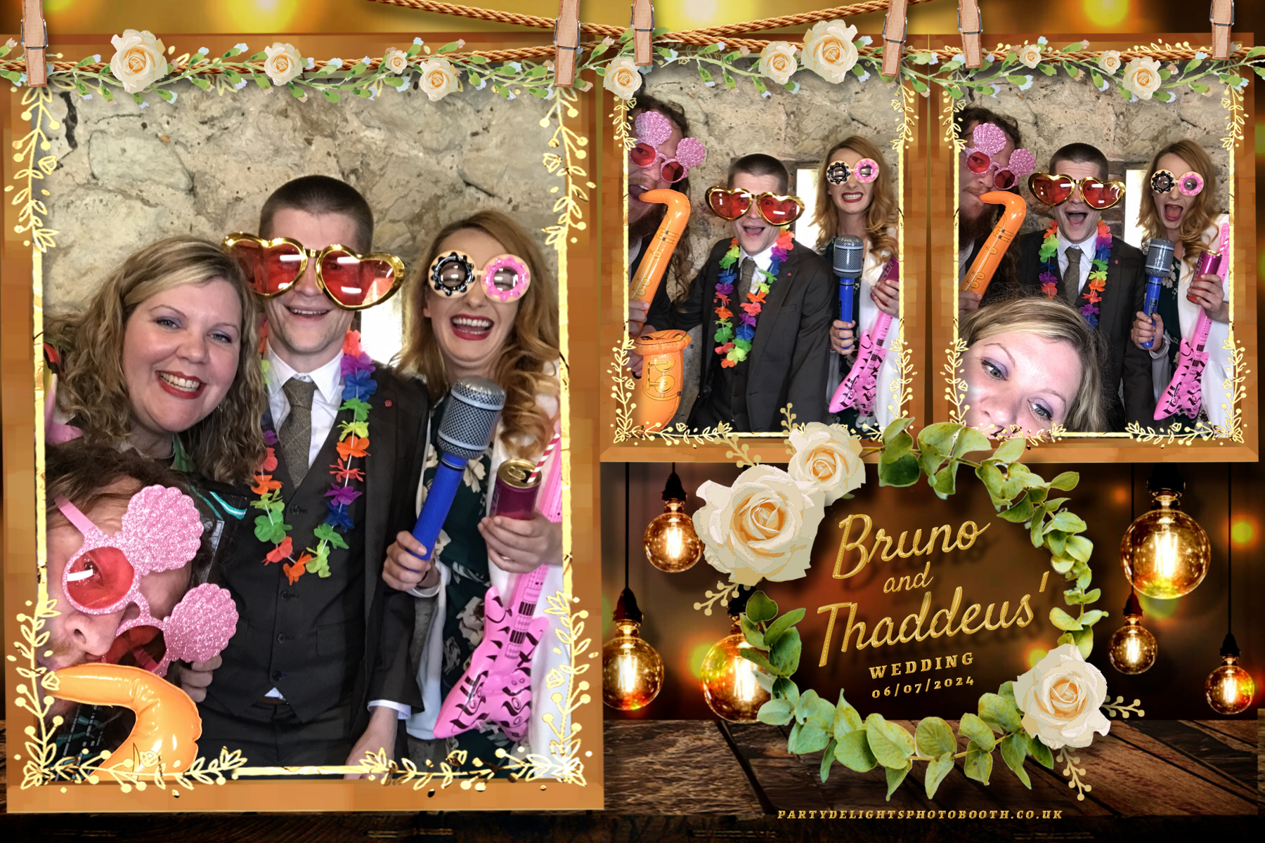 Thaddeus and Bruno’s Wedding | View more photos from the event at gallery.partydelightsphotobooth.co.uk/u/PartyDelightsPhotoBooth/Thaddeus-and-Bruno’s-Wedding