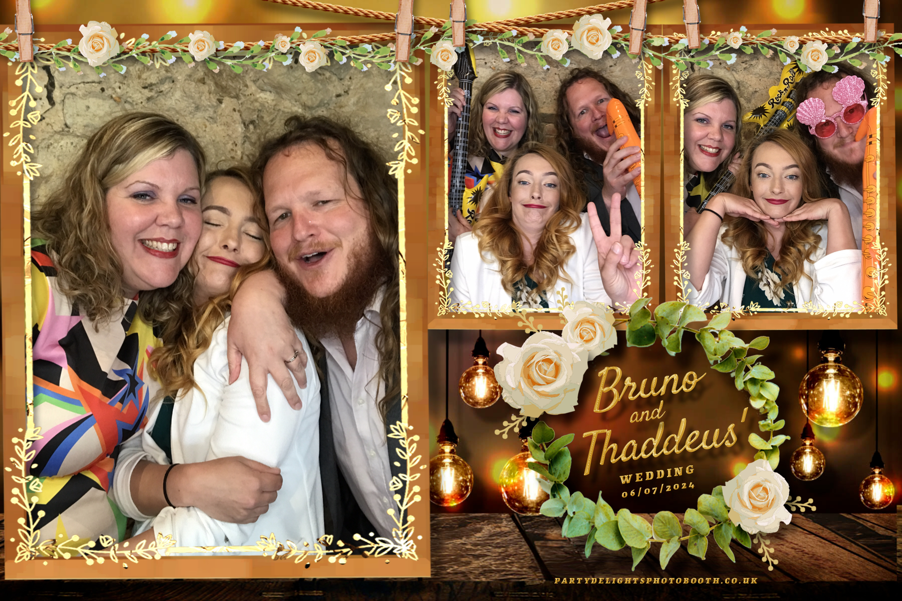 Thaddeus and Bruno’s Wedding | View more photos from the event at gallery.partydelightsphotobooth.co.uk/u/PartyDelightsPhotoBooth/Thaddeus-and-Bruno’s-Wedding