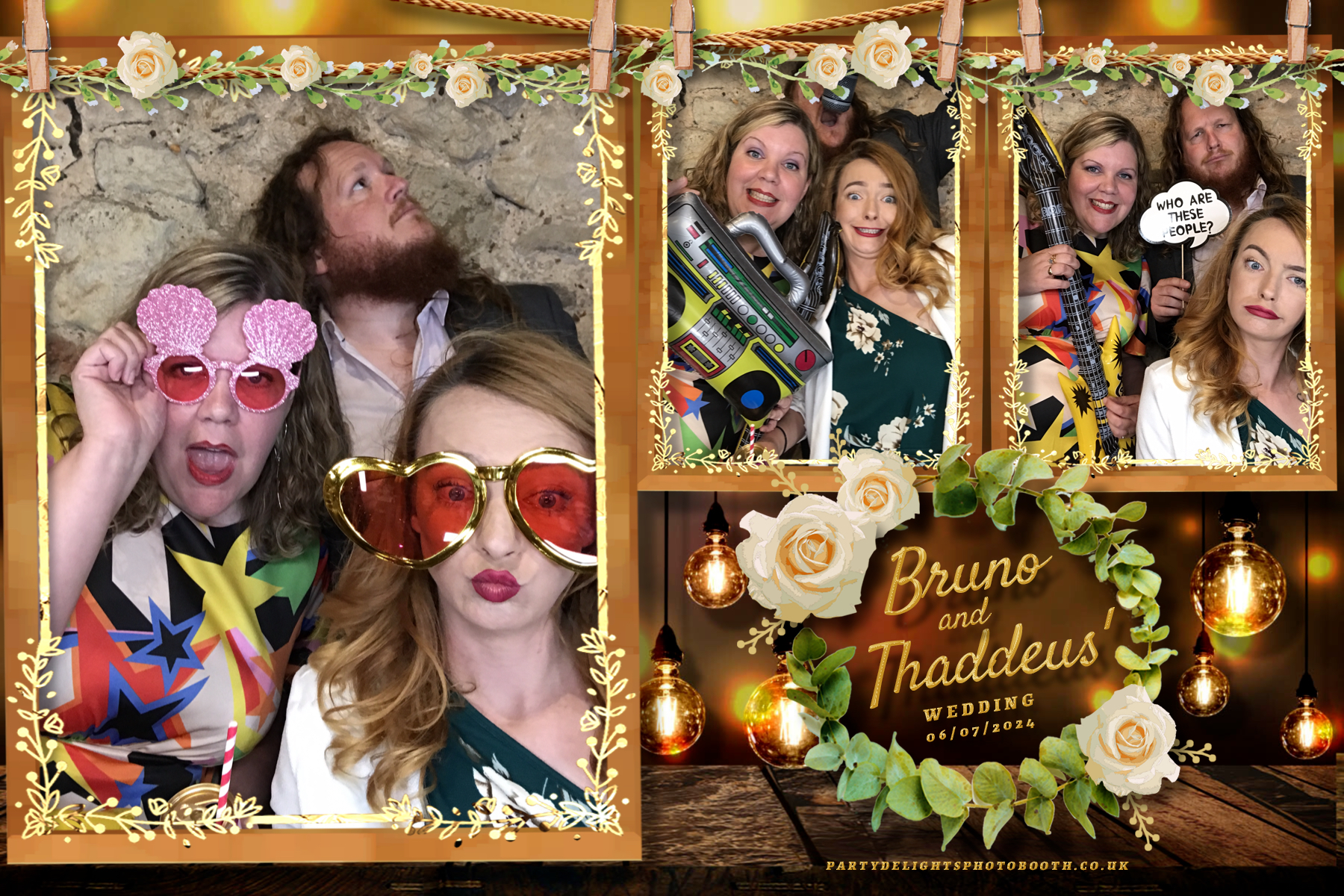 Thaddeus and Bruno’s Wedding | View more photos from the event at gallery.partydelightsphotobooth.co.uk/u/PartyDelightsPhotoBooth/Thaddeus-and-Bruno’s-Wedding