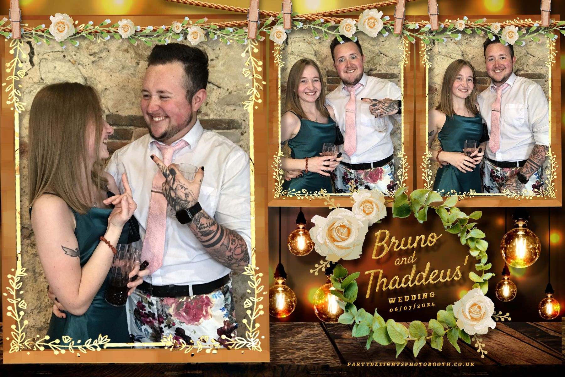 Thaddeus and Bruno’s Wedding | View more photos from the event at gallery.partydelightsphotobooth.co.uk/u/PartyDelightsPhotoBooth/Thaddeus-and-Bruno’s-Wedding