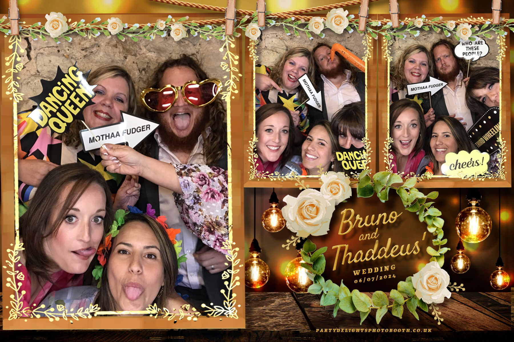 Thaddeus and Bruno’s Wedding | View more photos from the event at gallery.partydelightsphotobooth.co.uk/u/PartyDelightsPhotoBooth/Thaddeus-and-Bruno’s-Wedding