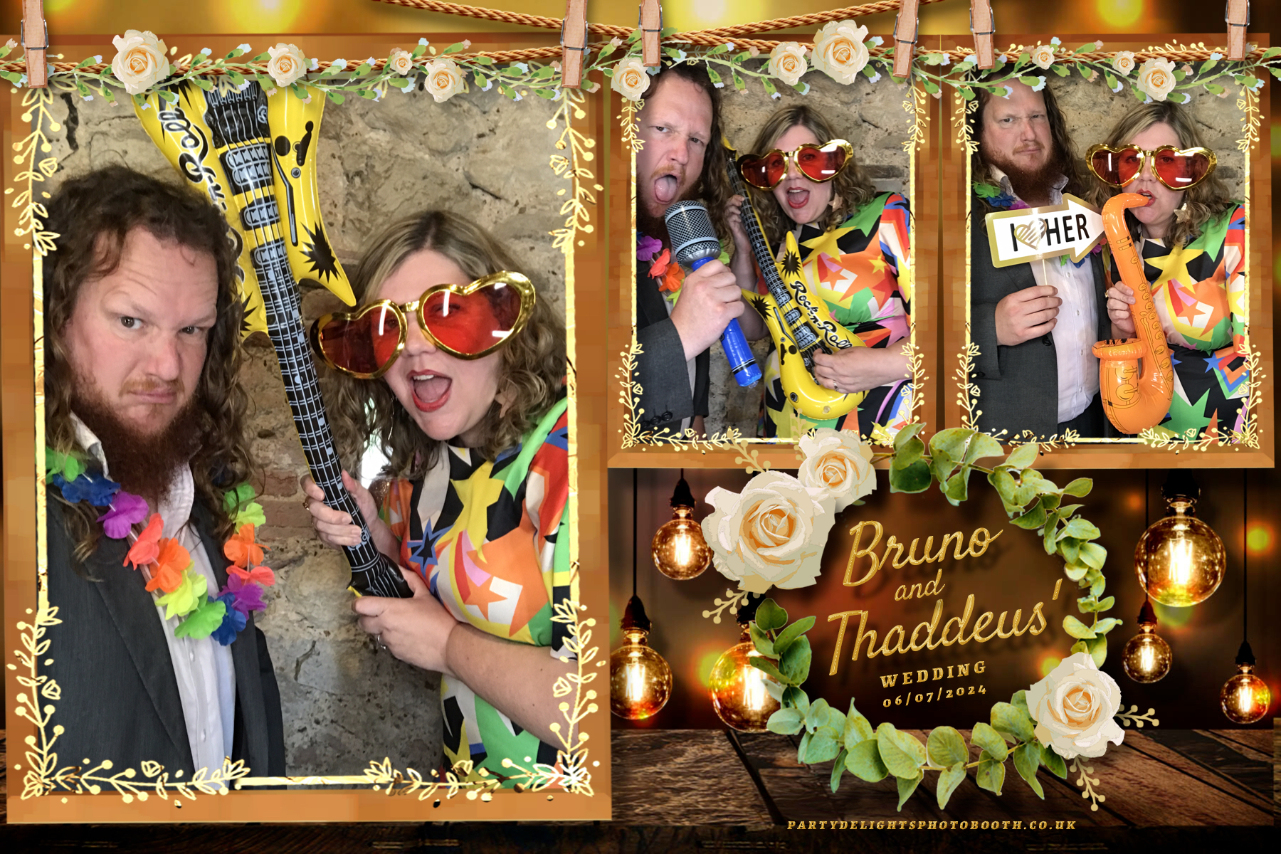 Thaddeus and Bruno’s Wedding | View more photos from the event at gallery.partydelightsphotobooth.co.uk/u/PartyDelightsPhotoBooth/Thaddeus-and-Bruno’s-Wedding