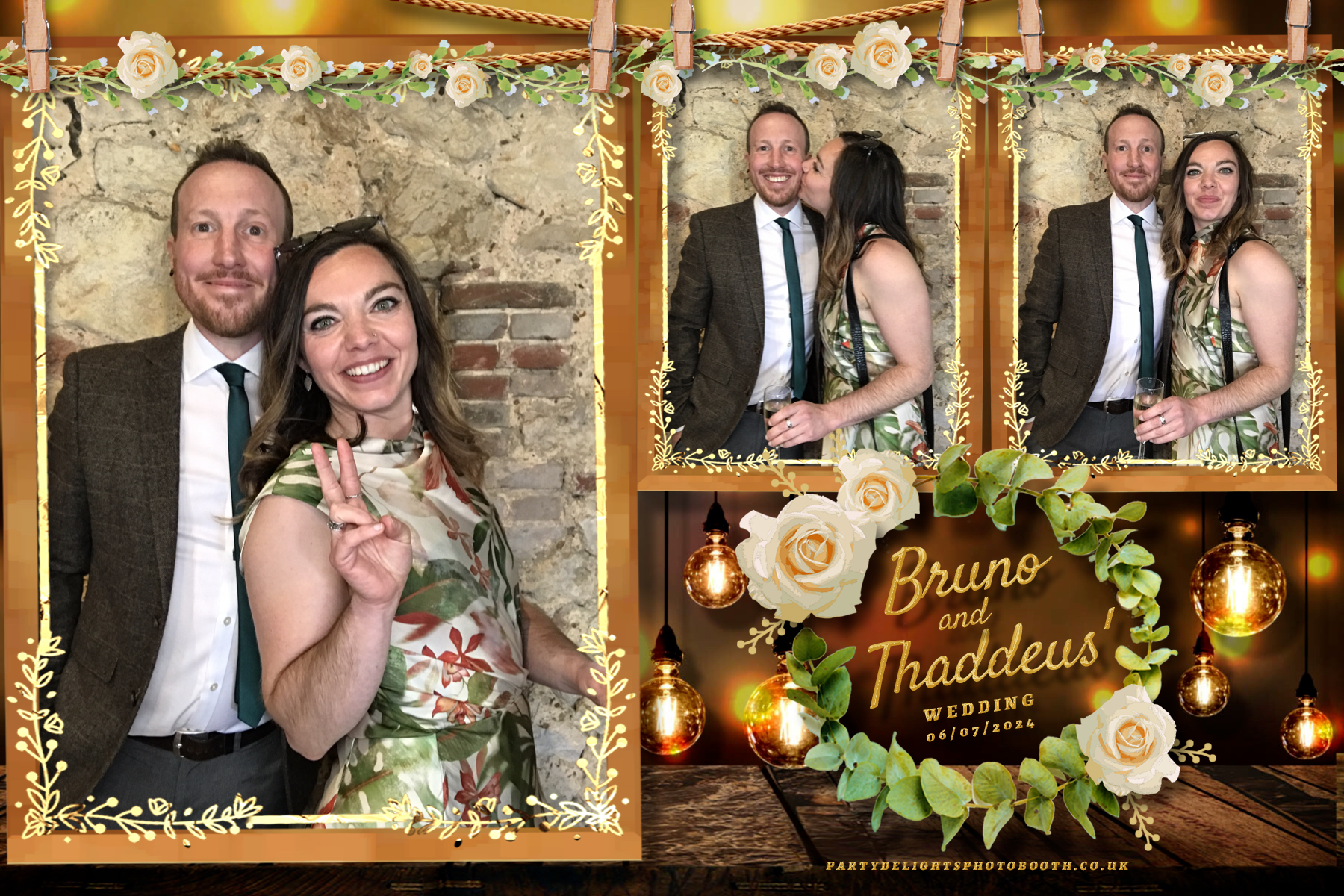 Thaddeus and Bruno’s Wedding | View more photos from the event at gallery.partydelightsphotobooth.co.uk/u/PartyDelightsPhotoBooth/Thaddeus-and-Bruno’s-Wedding