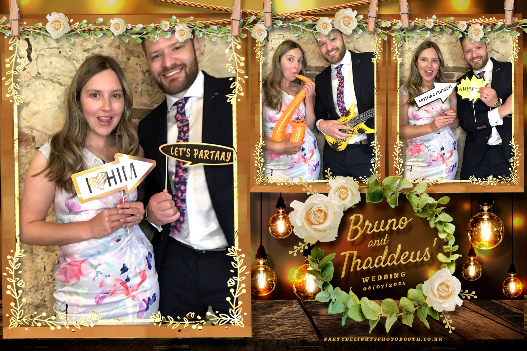 Thaddeus and Bruno’s Wedding | View more photos from the event at gallery.partydelightsphotobooth.co.uk/u/PartyDelightsPhotoBooth/Thaddeus-and-Bruno’s-Wedding