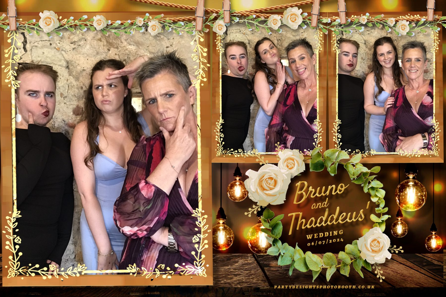 Thaddeus and Bruno’s Wedding | View more photos from the event at gallery.partydelightsphotobooth.co.uk/u/PartyDelightsPhotoBooth/Thaddeus-and-Bruno’s-Wedding